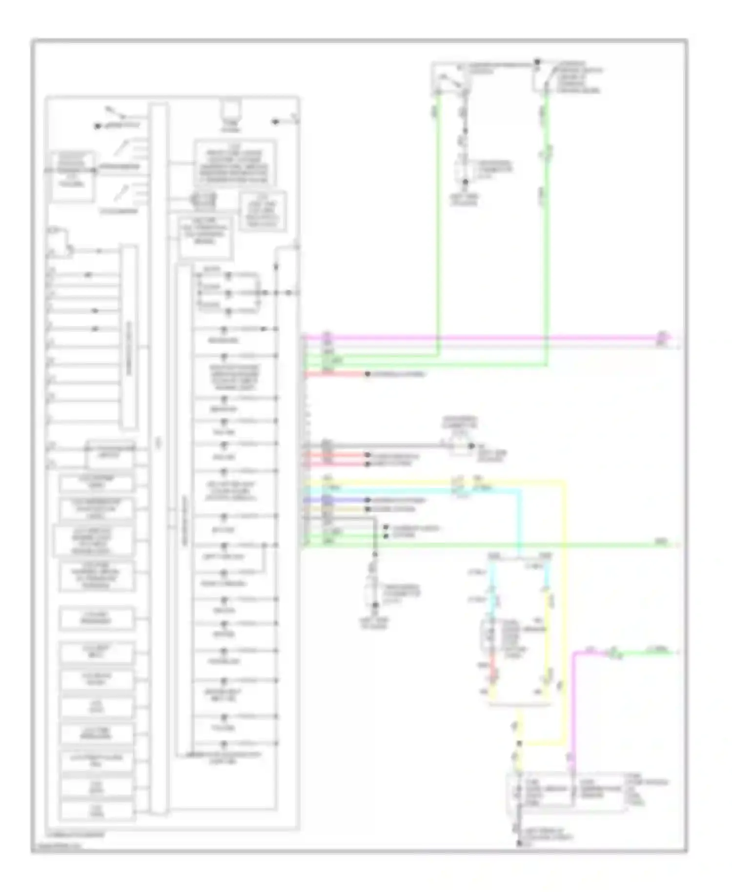 Wiring diagram pnk for Mitsubishi Outlander III facelift (2014-2015) (35 of 102)
