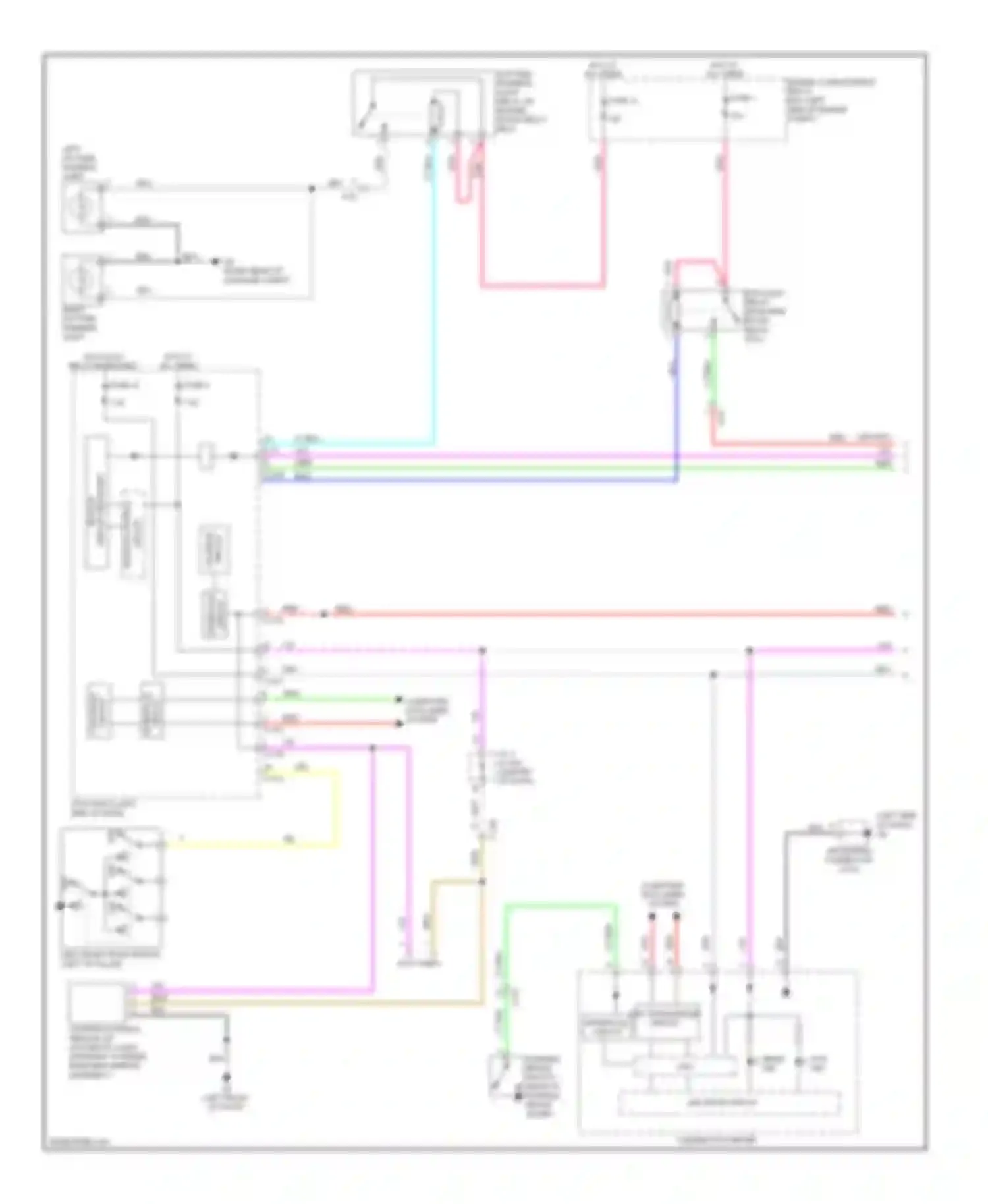 Wiring diagram relay energized for Mitsubishi Outlander III facelift (2014-2015) (9 of 30)