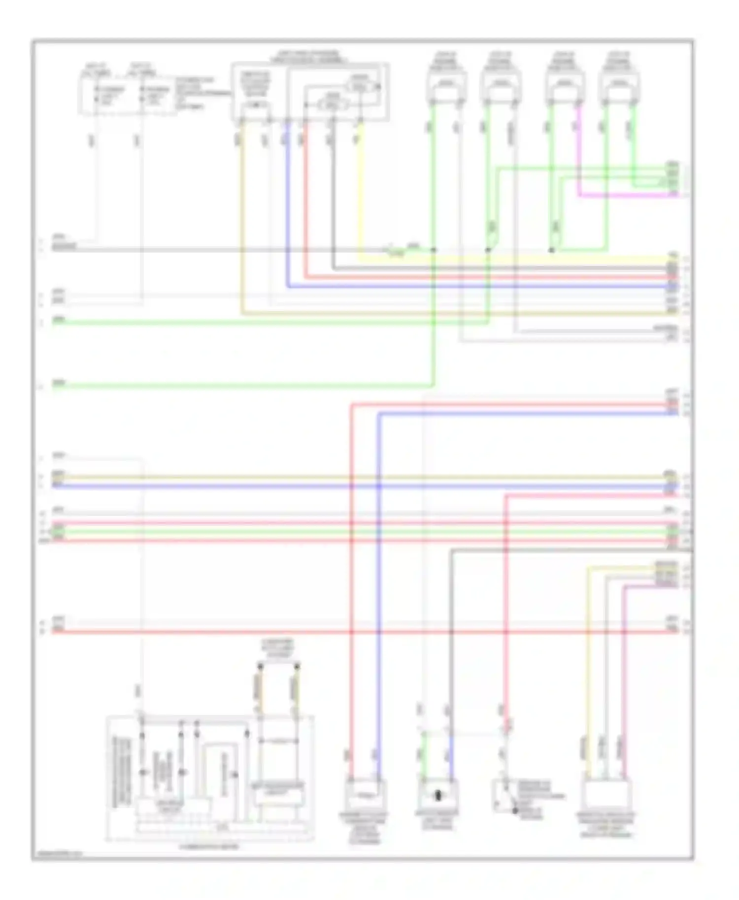 Wiring diagram throttle actuator control motor for Mitsubishi Outlander III facelift (2014-2015) (4 of 5)