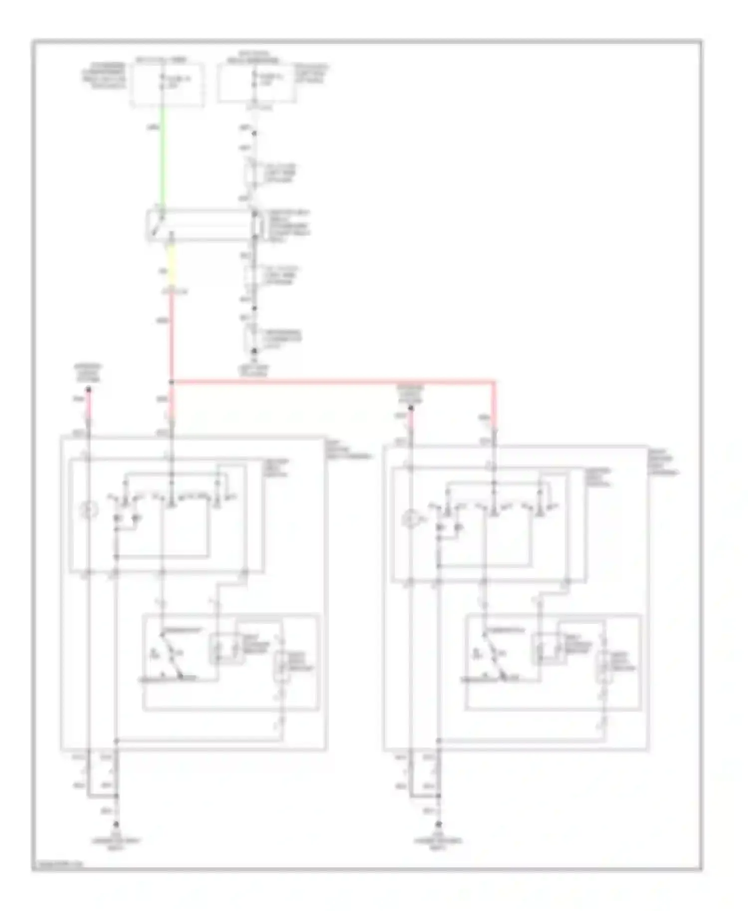 Wiring diagram yel for Mitsubishi Outlander III facelift (2014-2015) (51 of 108)