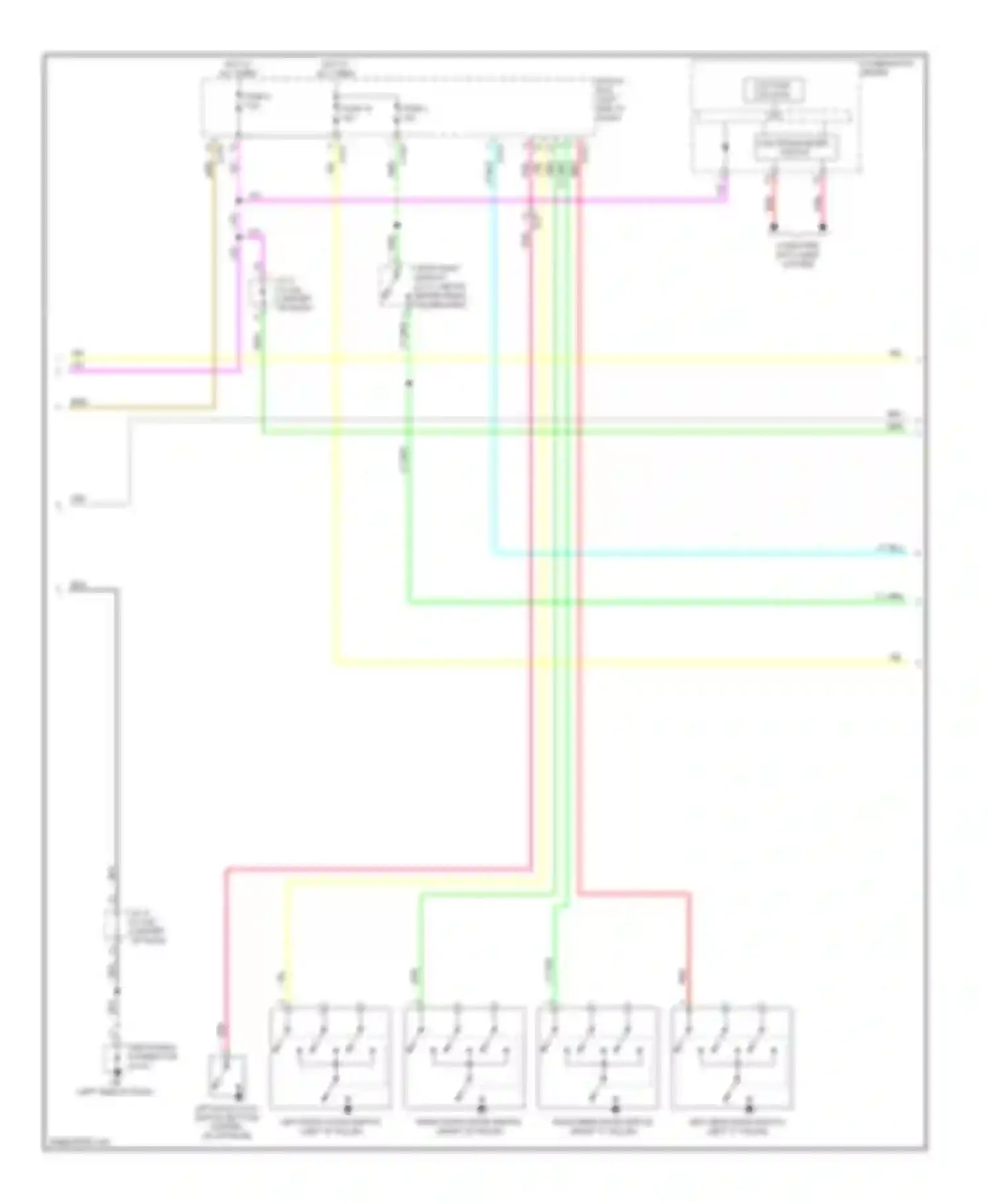Wiring diagram yel for Mitsubishi Outlander III facelift (2014-2015) (52 of 108)