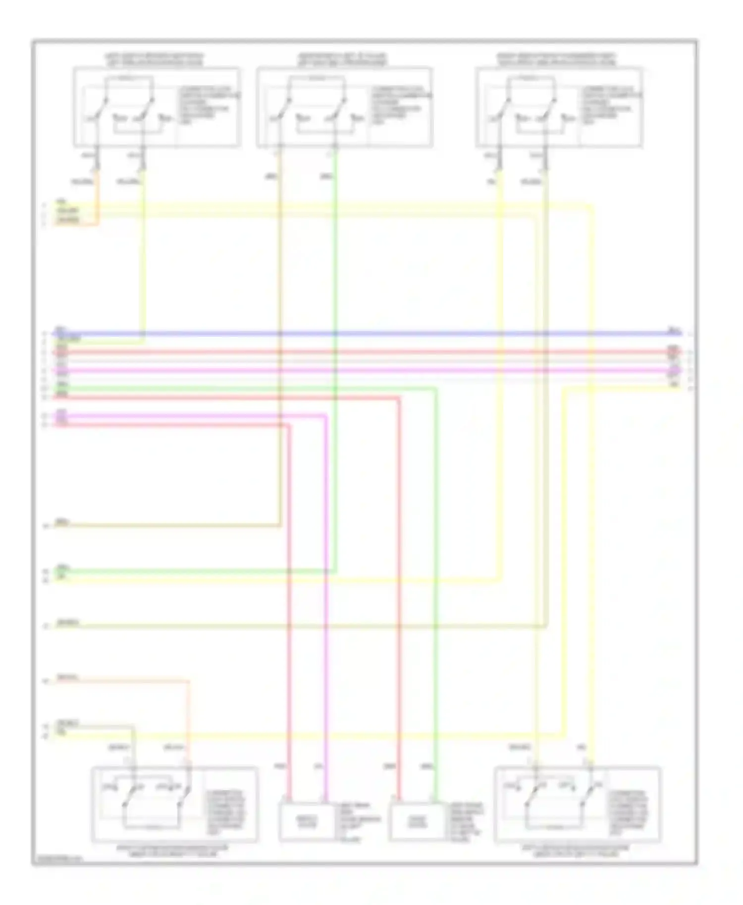 Wiring diagram yel/blu for Mitsubishi Outlander III facelift (2014-2015) (6 of 7)