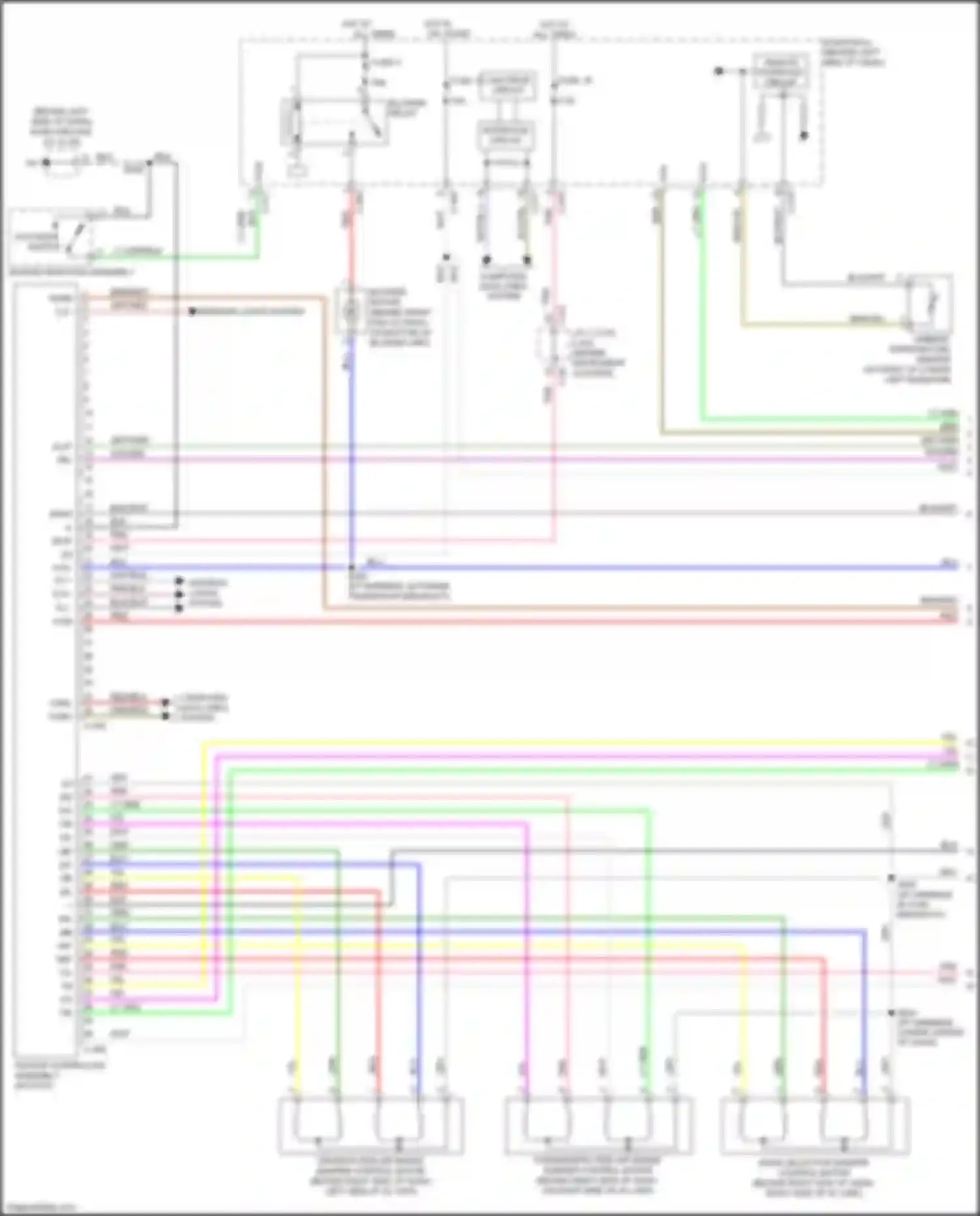 Outlander Mitsubishi III facelift 2 (2015-2018): Automatic a/c circuit (1 of 3)