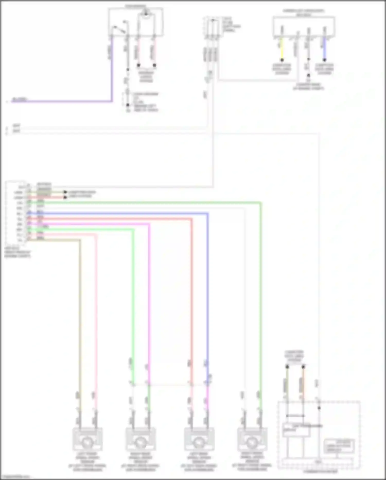 Outlander Mitsubishi III facelift 2 (2015-2018): Cruise control circuit, w/ adaptive cruise control (2 of 2)