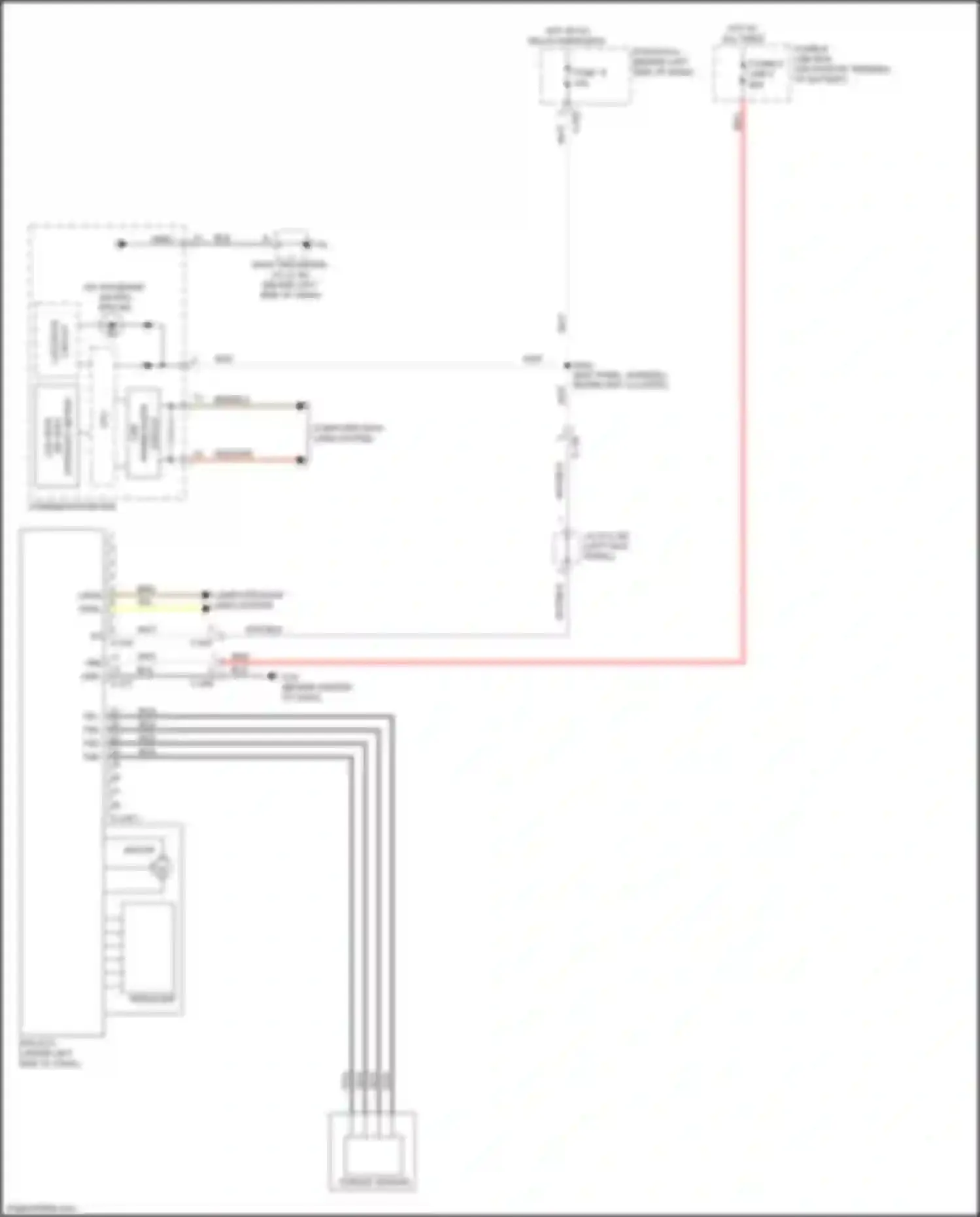 Outlander Mitsubishi III facelift 2 (2015-2018): Electronic power steering circuit