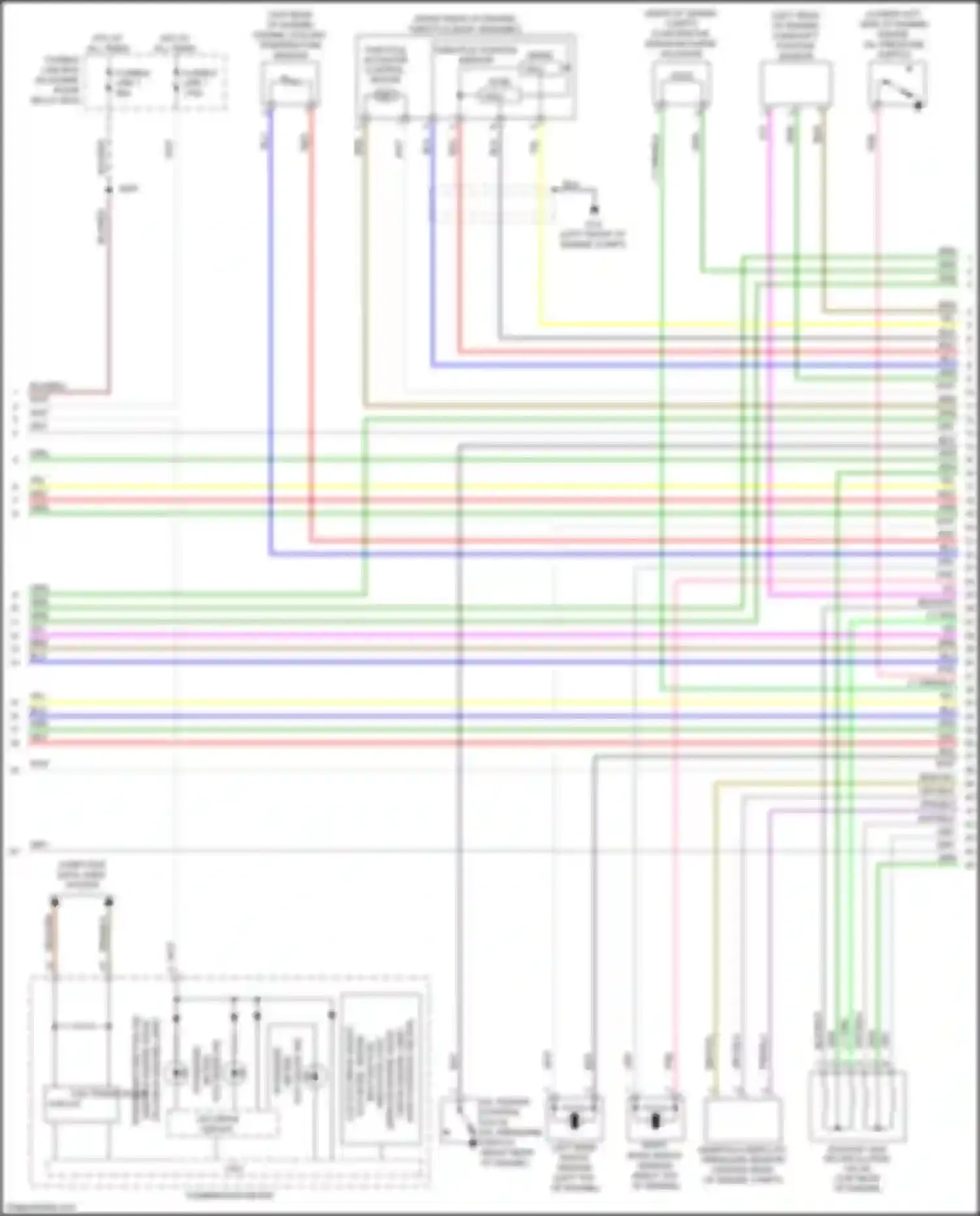 Outlander Mitsubishi III facelift 2 (2015-2018): Wiring diagram engine performance 3.0l (3 of 4)