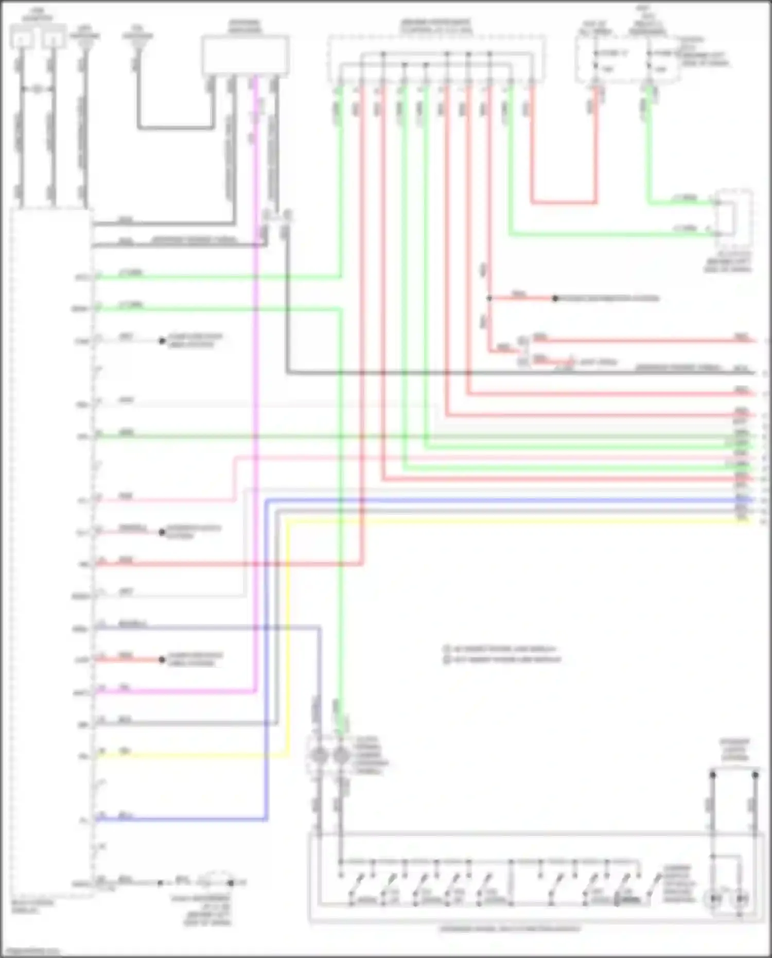 Outlander Mitsubishi III facelift 2 (2015-2018): Navigation circuit, w/ amplifier (1 of 4)