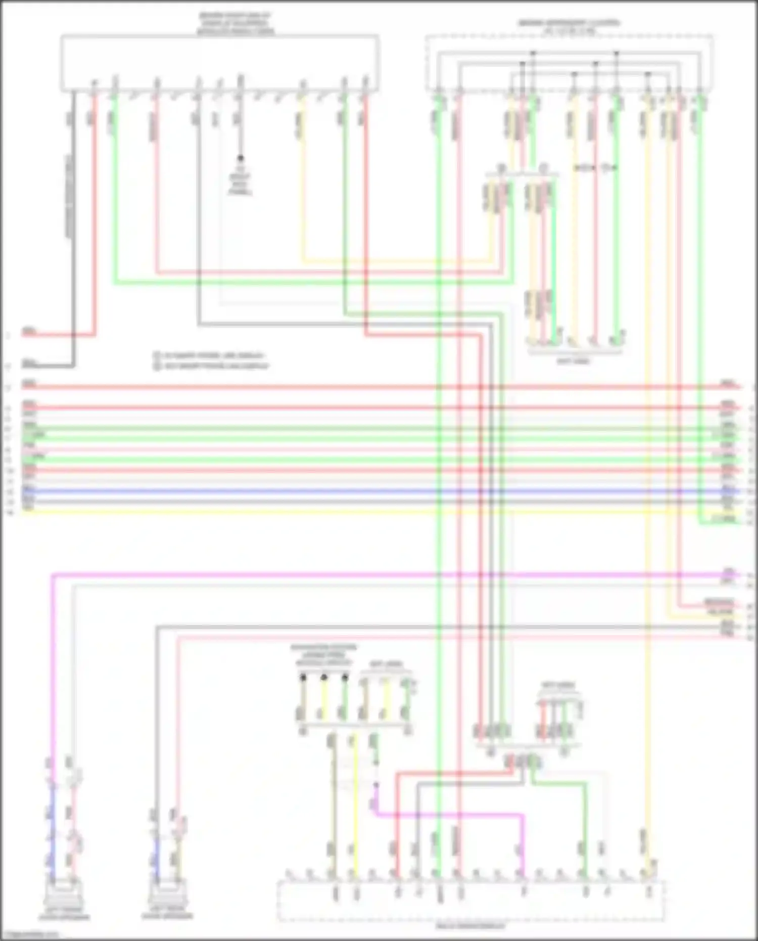 Outlander Mitsubishi III facelift 2 (2015-2018): Navigation circuit, w/ amplifier (2 of 4)