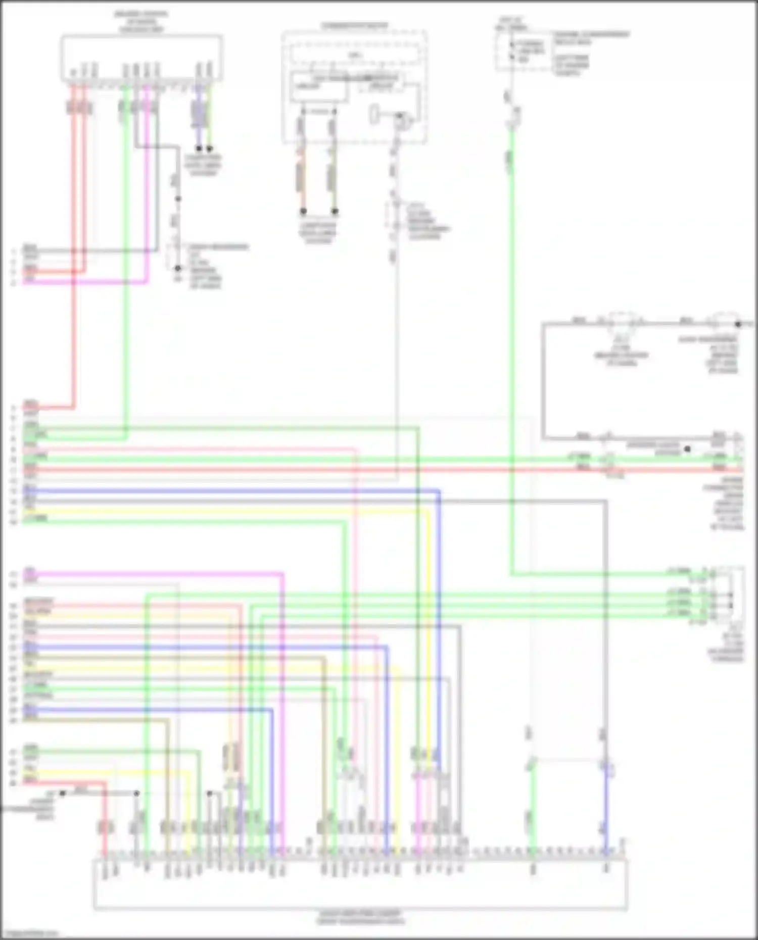 Outlander Mitsubishi III facelift 2 (2015-2018): Navigation circuit, w/ amplifier (4 of 4)