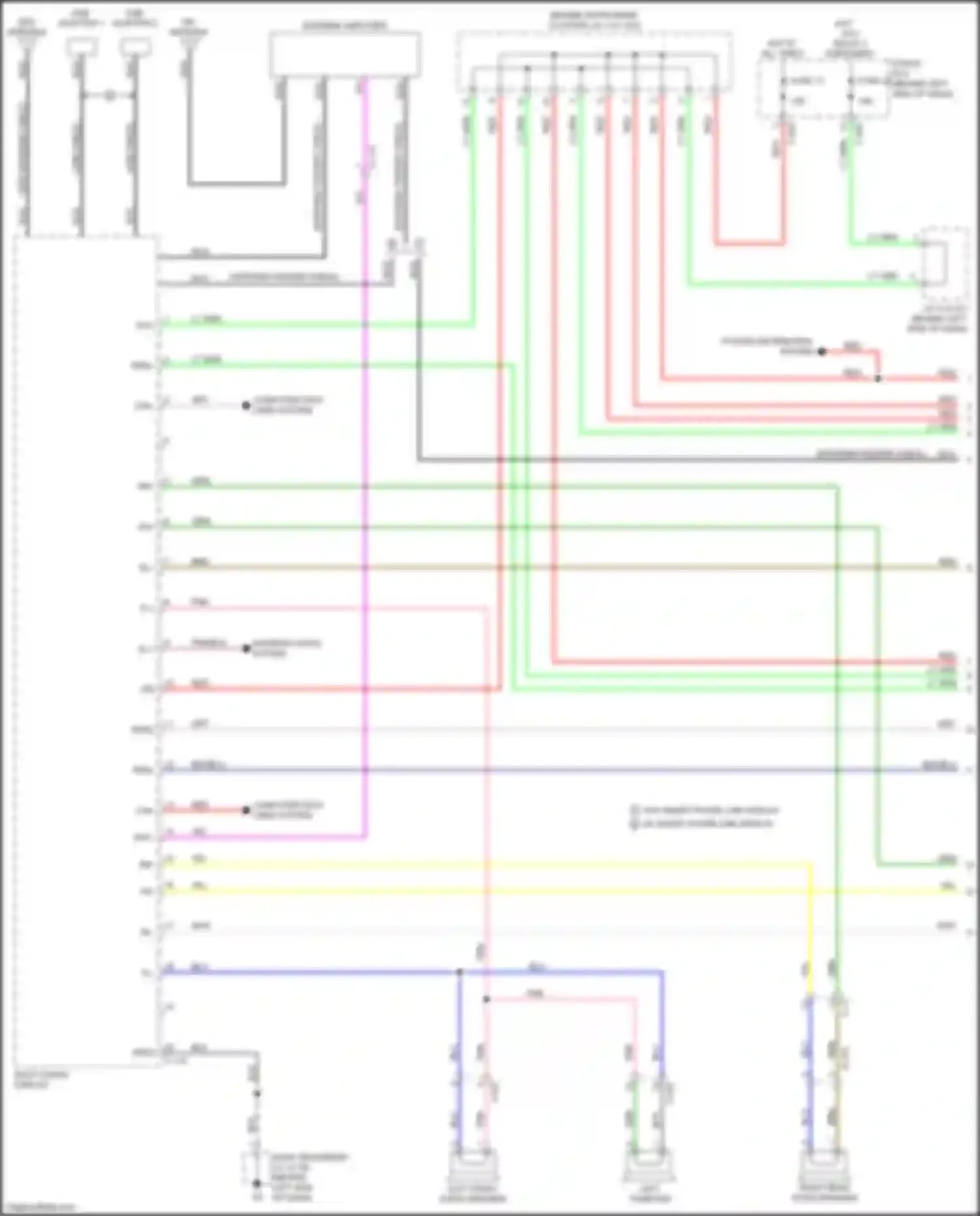 Outlander Mitsubishi III facelift 2 (2015-2018): Navigation circuit, w/o amplifier (1 of 4)