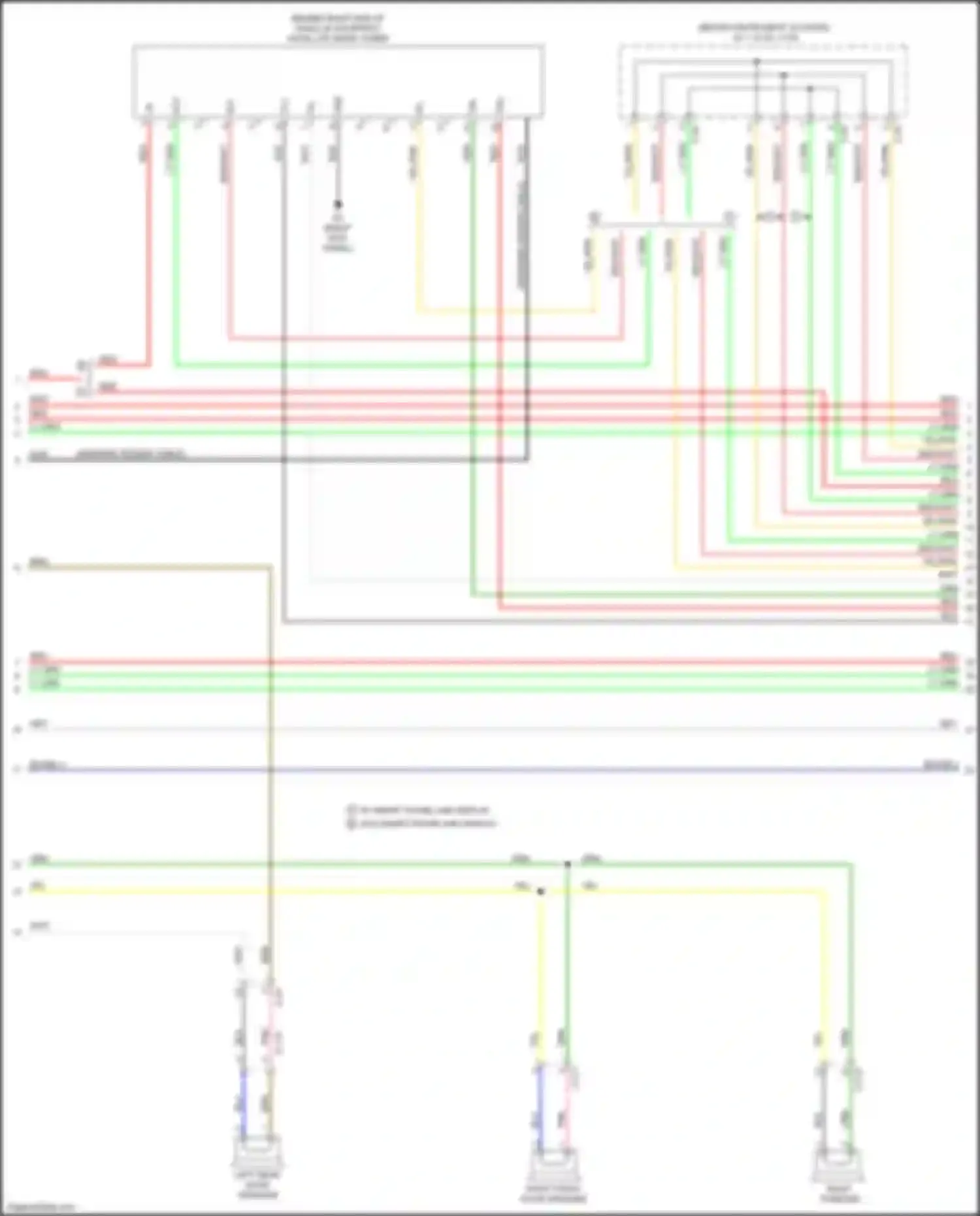 Outlander Mitsubishi III facelift 2 (2015-2018): Navigation circuit, w/o amplifier (2 of 4)