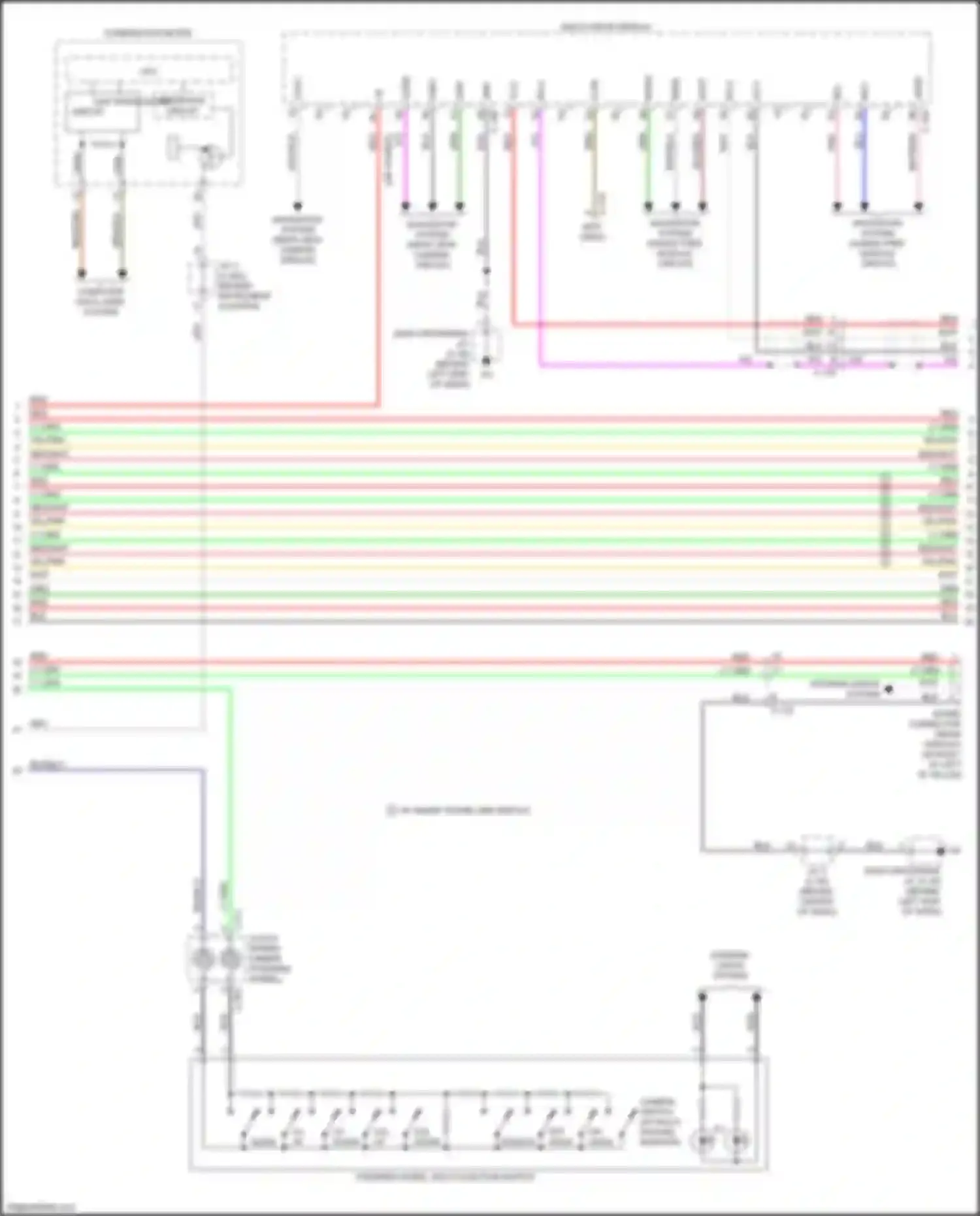 Outlander Mitsubishi III facelift 2 (2015-2018): Navigation circuit, w/o amplifier (3 of 4)
