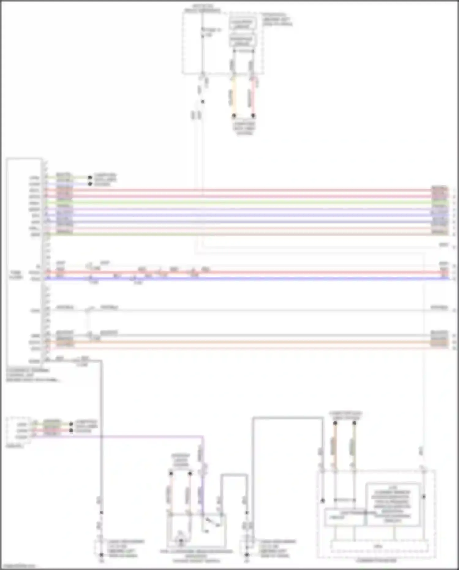 Outlander Mitsubishi III facelift 2 (2015-2018): Parking assistant circuit (1 of 2)
