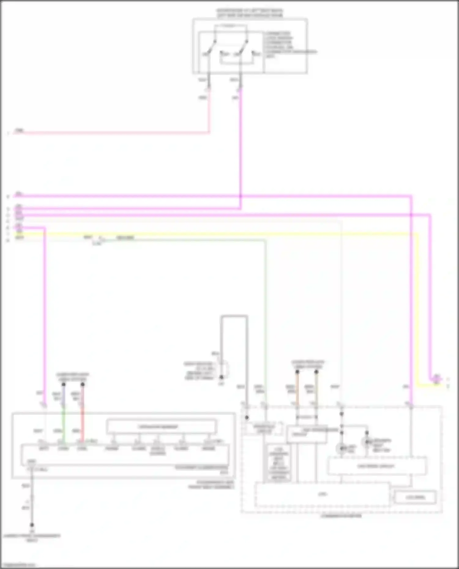 Outlander Mitsubishi III facelift 2 (2015-2018): Supplemental restraints circuit (3 of 4)