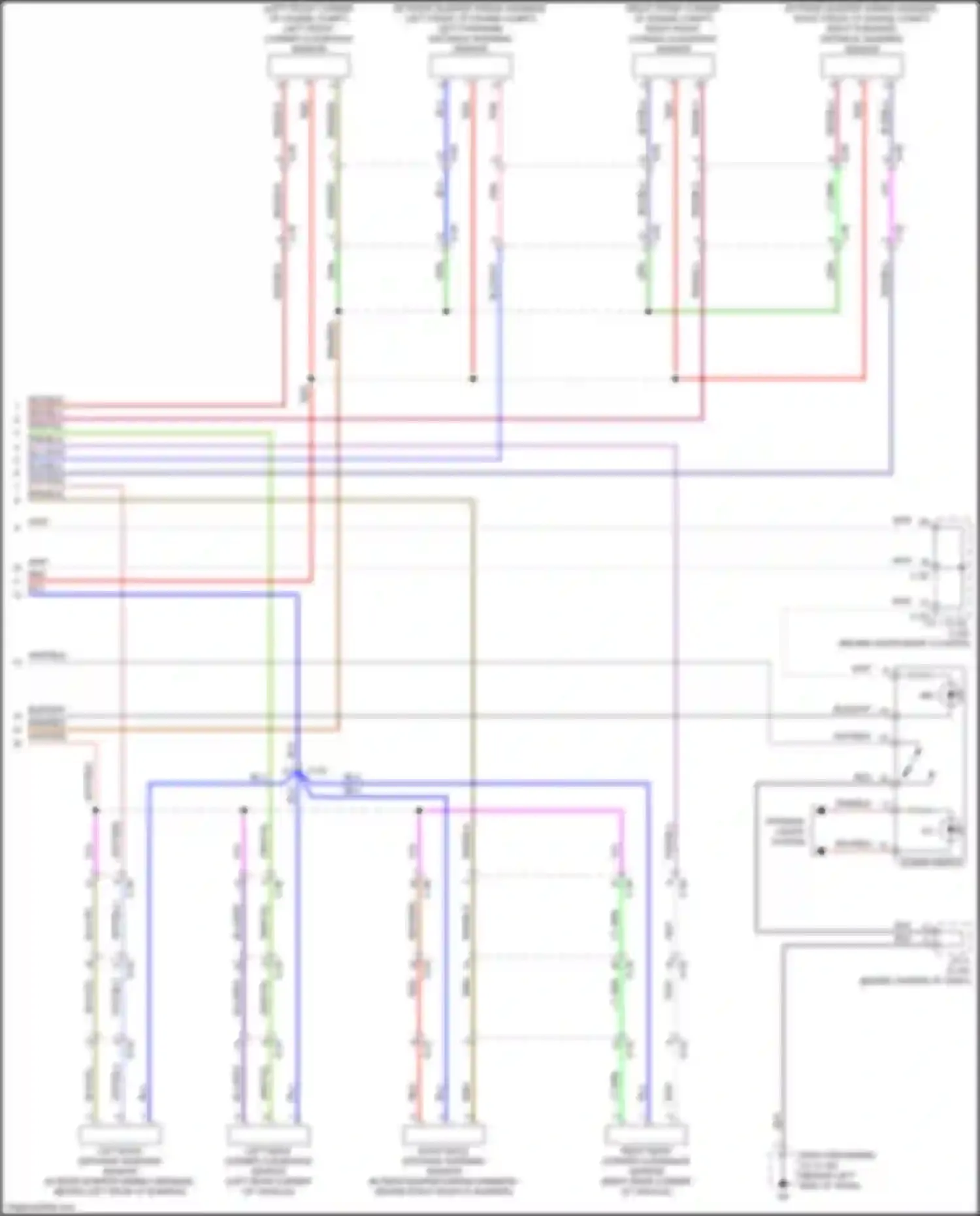 Wiring diagram a-65 for Mitsubishi Outlander III facelift 2 (2015-2018) (2 of 2)