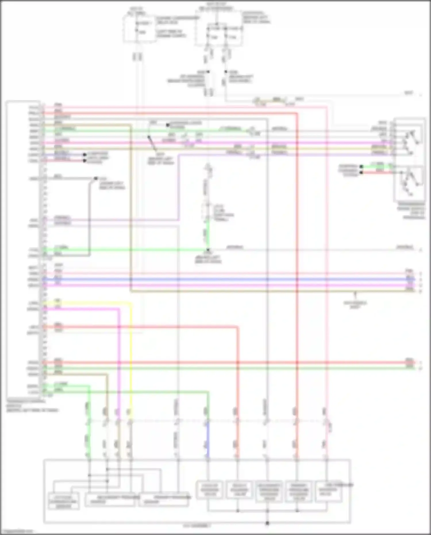 Wiring diagram blk for Mitsubishi Outlander III facelift 2 (2015-2018) (44 of 116)