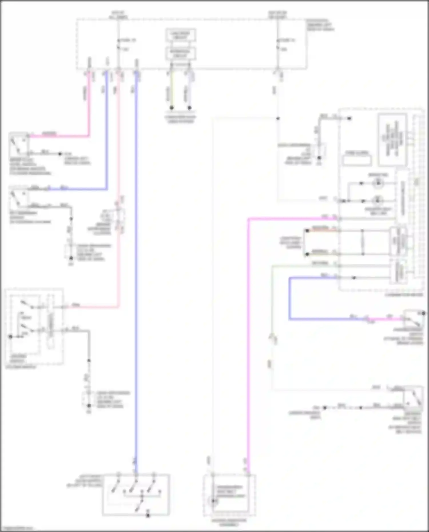 Wiring diagram blk/yel for Mitsubishi Outlander III facelift 2 (2015-2018) (22 of 29)