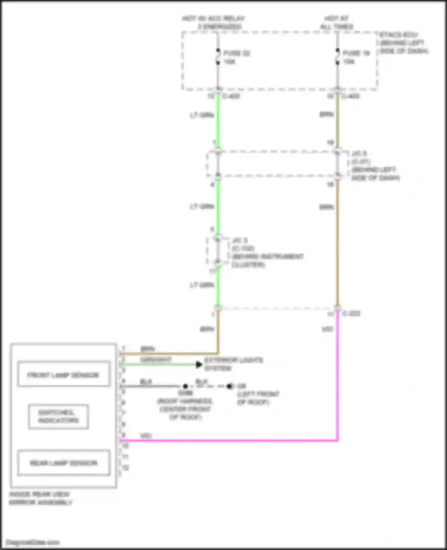 Wiring diagram brn for Mitsubishi Outlander III facelift 2 (2015-2018) (82 of 93)
