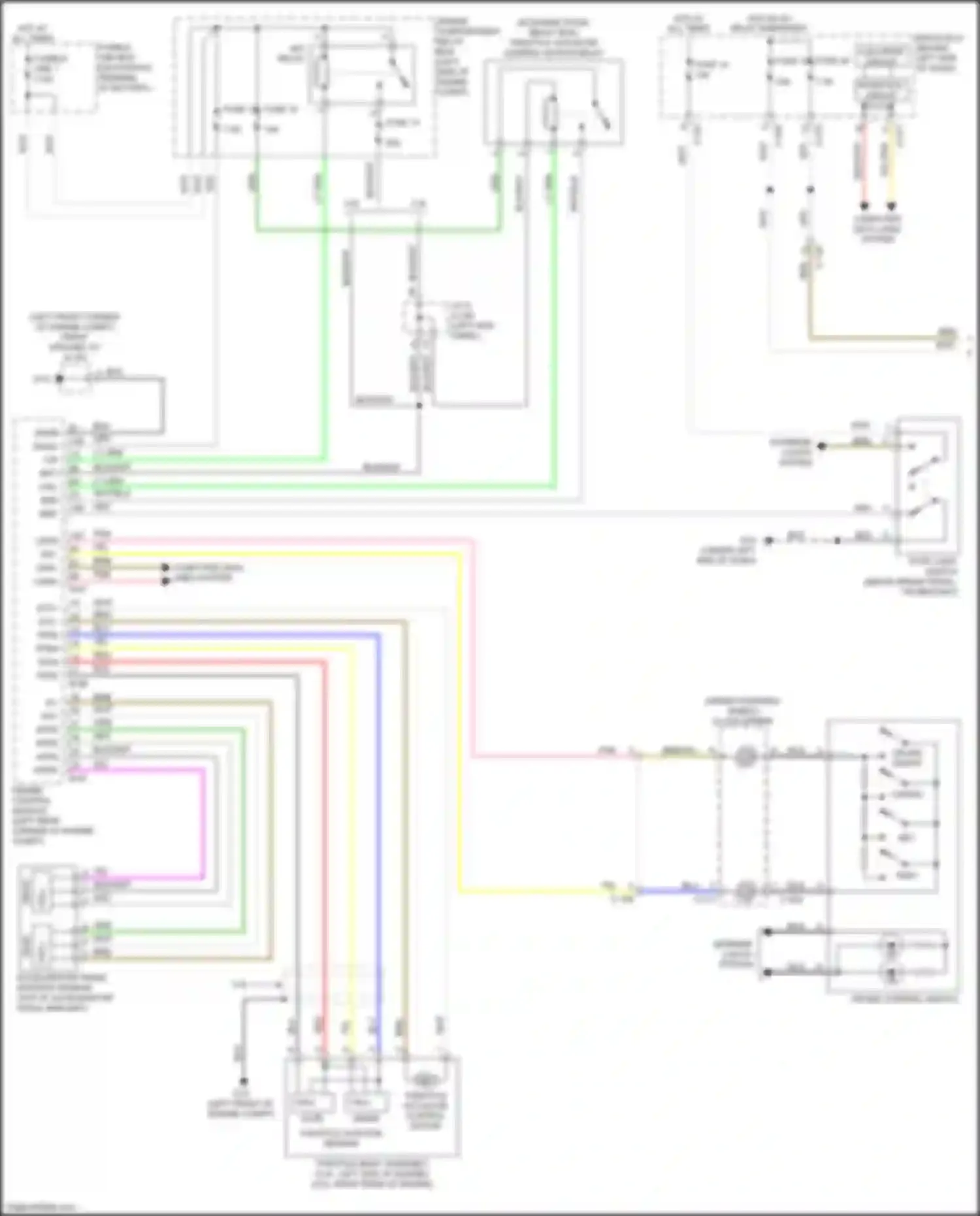 Wiring diagram brn/yel for Mitsubishi Outlander III facelift 2 (2015-2018) (4 of 22)