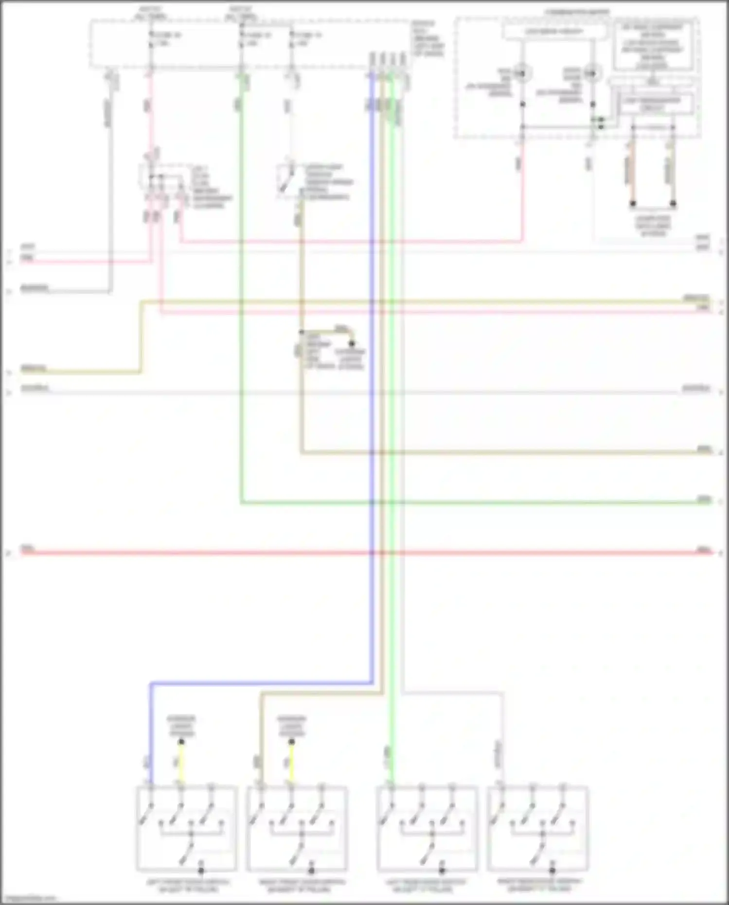 Wiring diagram c-03 for Mitsubishi Outlander III facelift 2 (2015-2018) (7 of 27)
