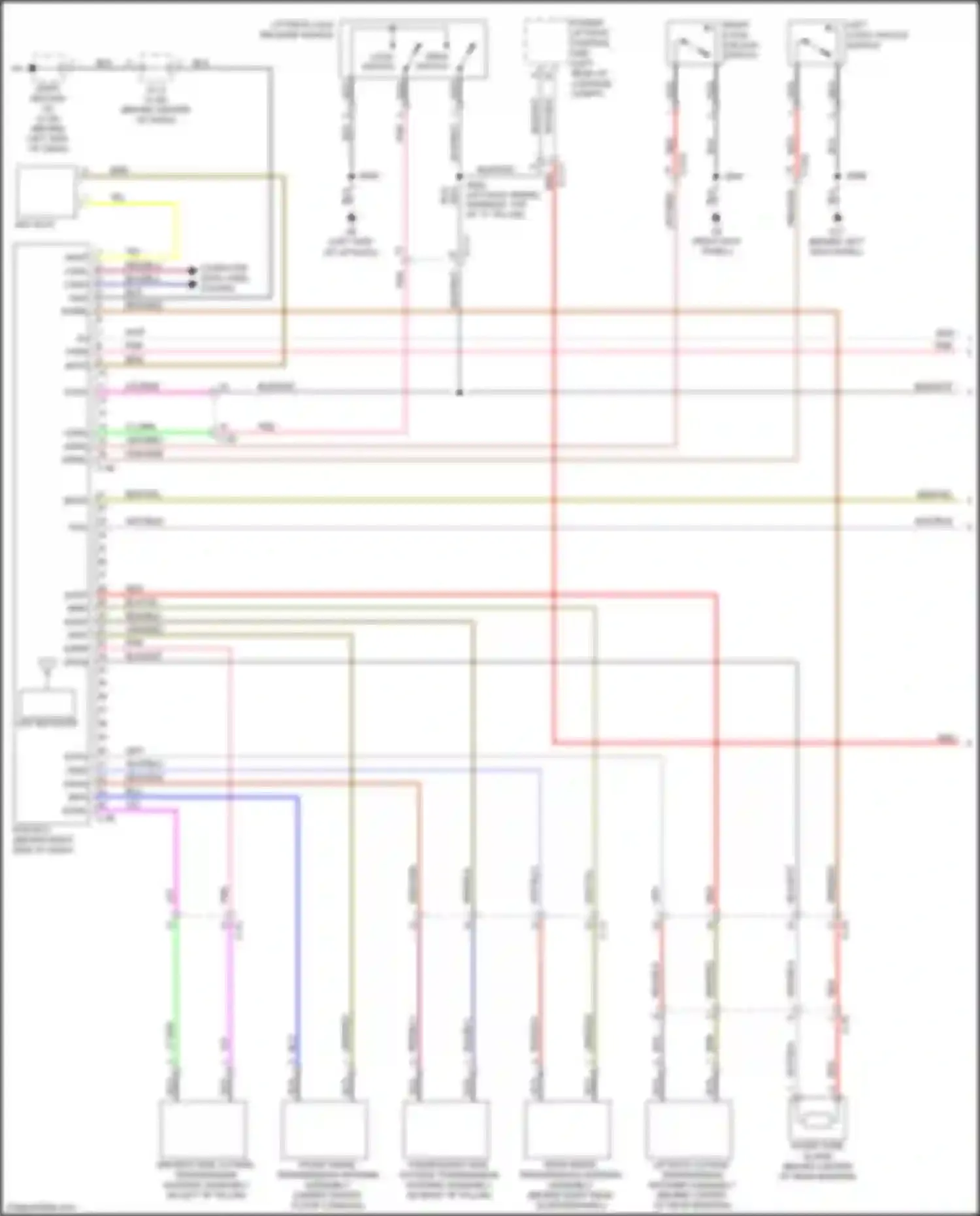 Wiring diagram c-210 for Mitsubishi Outlander III facelift 2 (2015-2018) (5 of 18)