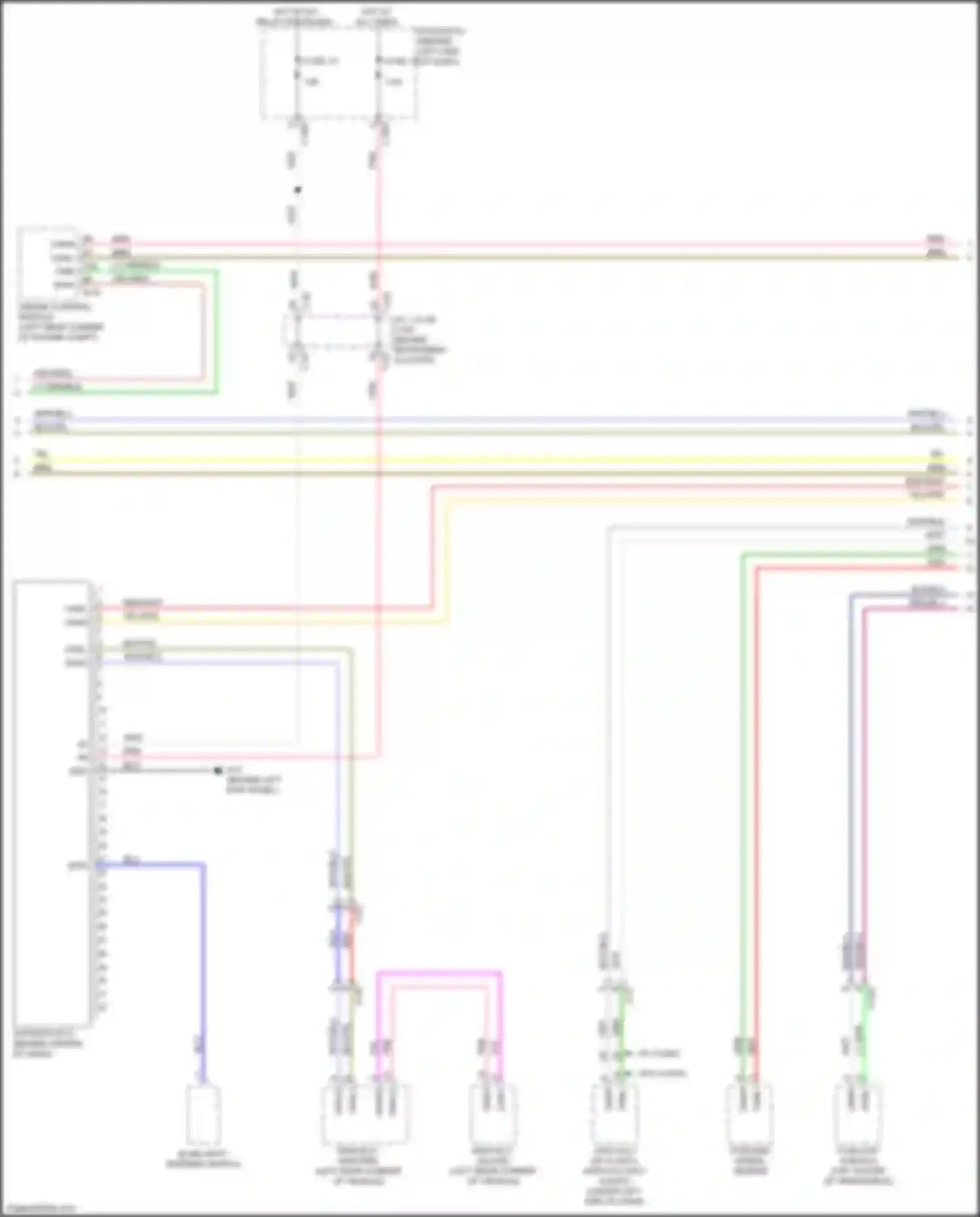 Wiring diagram c-23 for Mitsubishi Outlander III facelift 2 (2015-2018) (4 of 10)