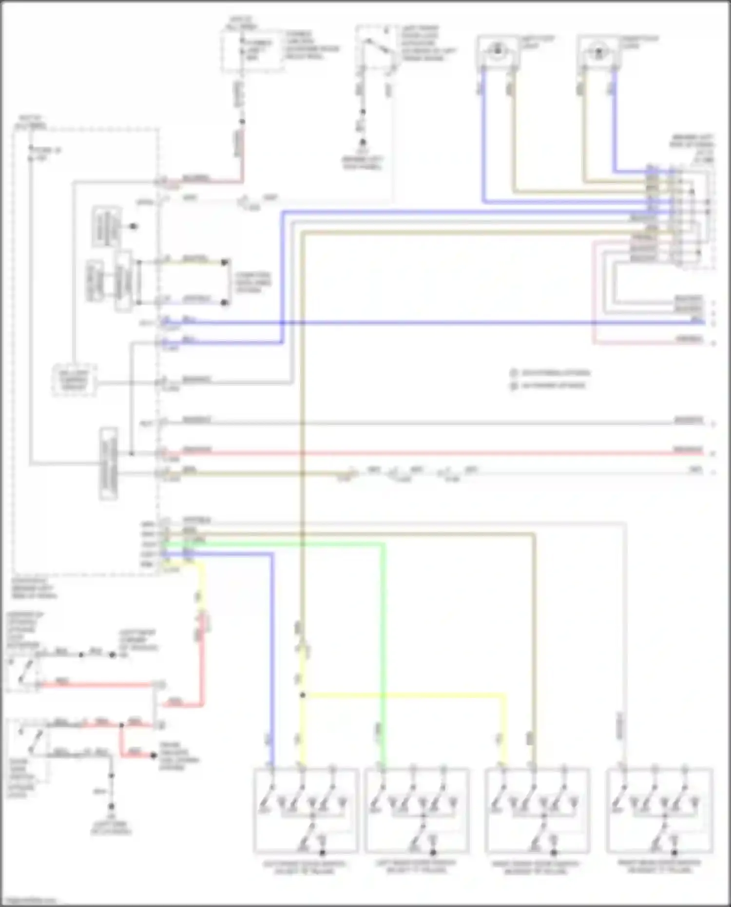 Wiring diagram c-401 for Mitsubishi Outlander III facelift 2 (2015-2018) (3 of 9)