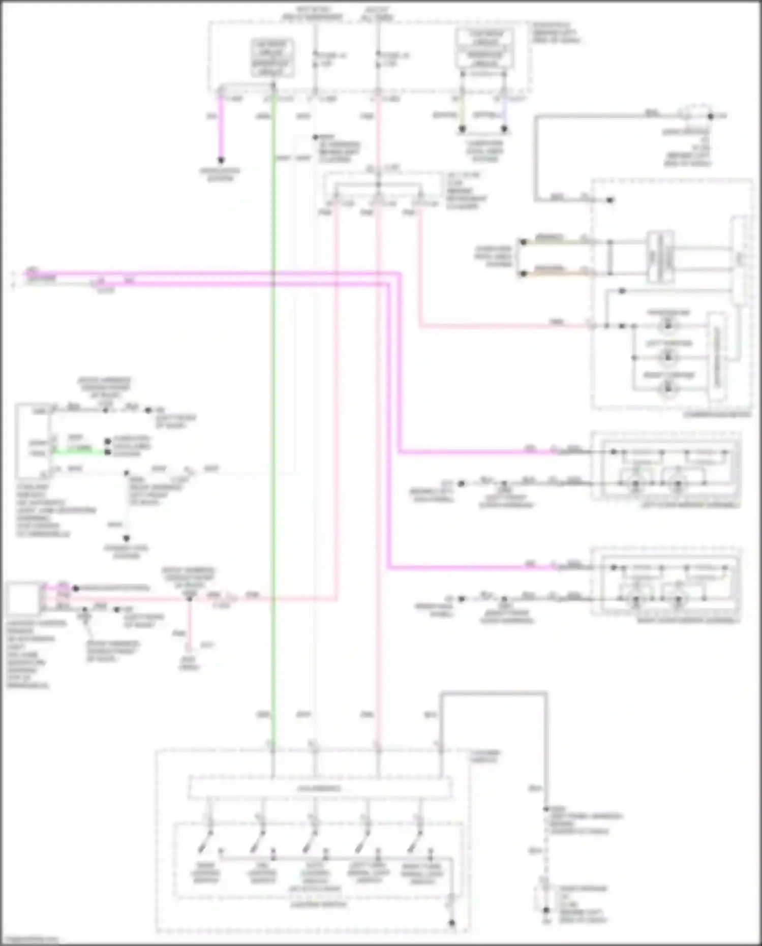 Wiring diagram c-405 for Mitsubishi Outlander III facelift 2 (2015-2018) (4 of 6)