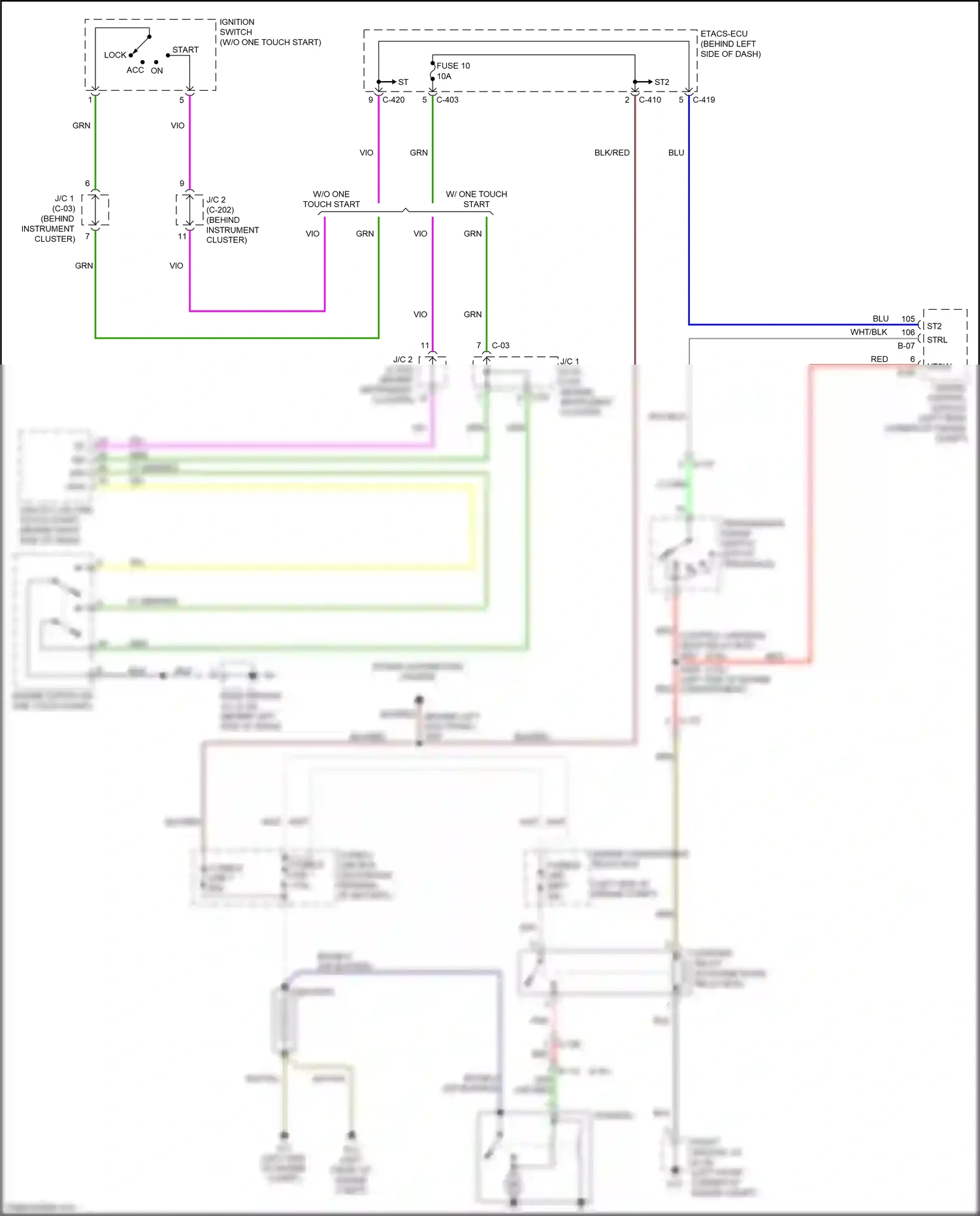 Mitsubishi Outlander III facelift 2 (2015-2018) engine compartment relay box wiring diagram  (20 of 26)