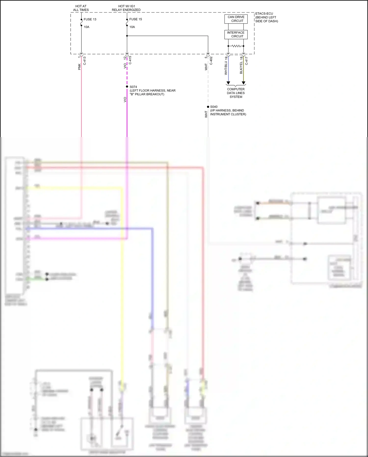 Mitsubishi Outlander III facelift 2 (2015-2018) front electronic control coupling solenoid wiring diagram  (1 of 1)
