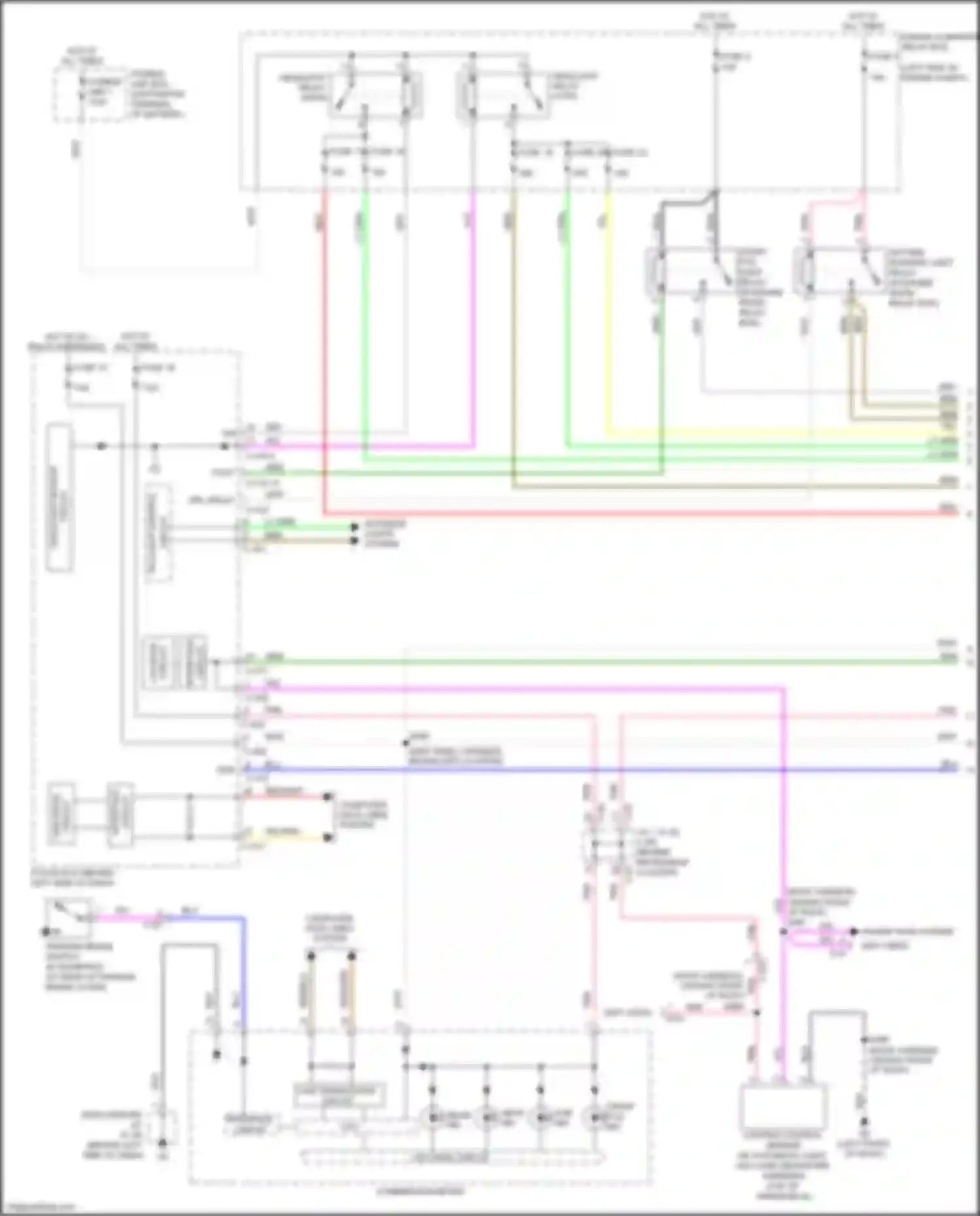 Wiring diagram fuse 19 for Mitsubishi Outlander III facelift 2 (2015-2018) (3 of 7)