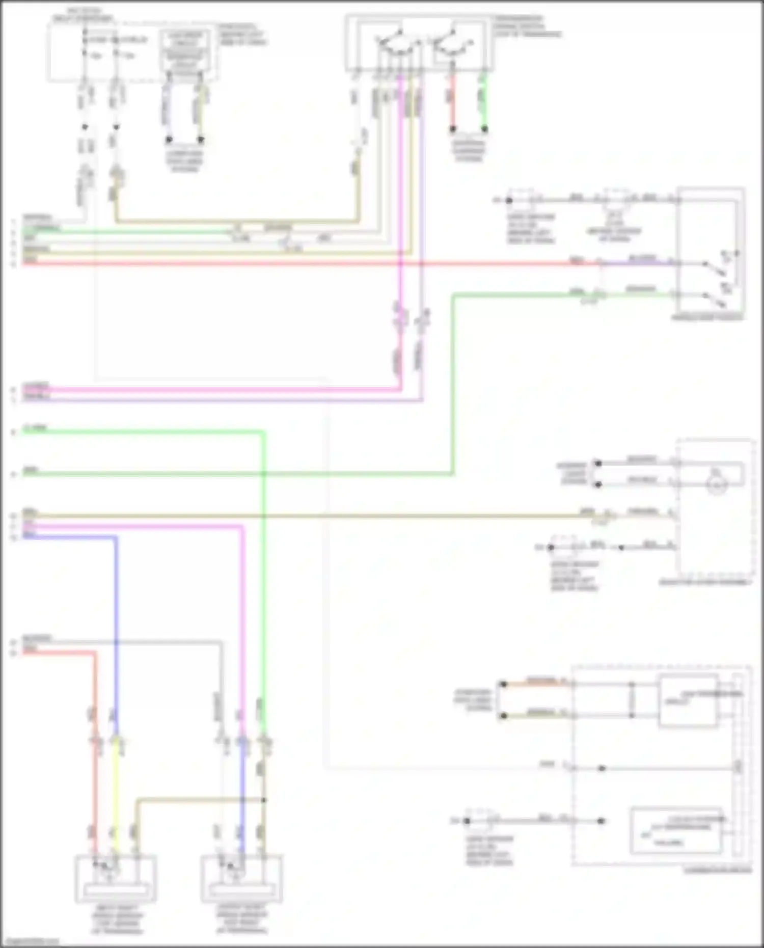 Wiring diagram grn/wht for Mitsubishi Outlander III facelift 2 (2015-2018) (1 of 11)