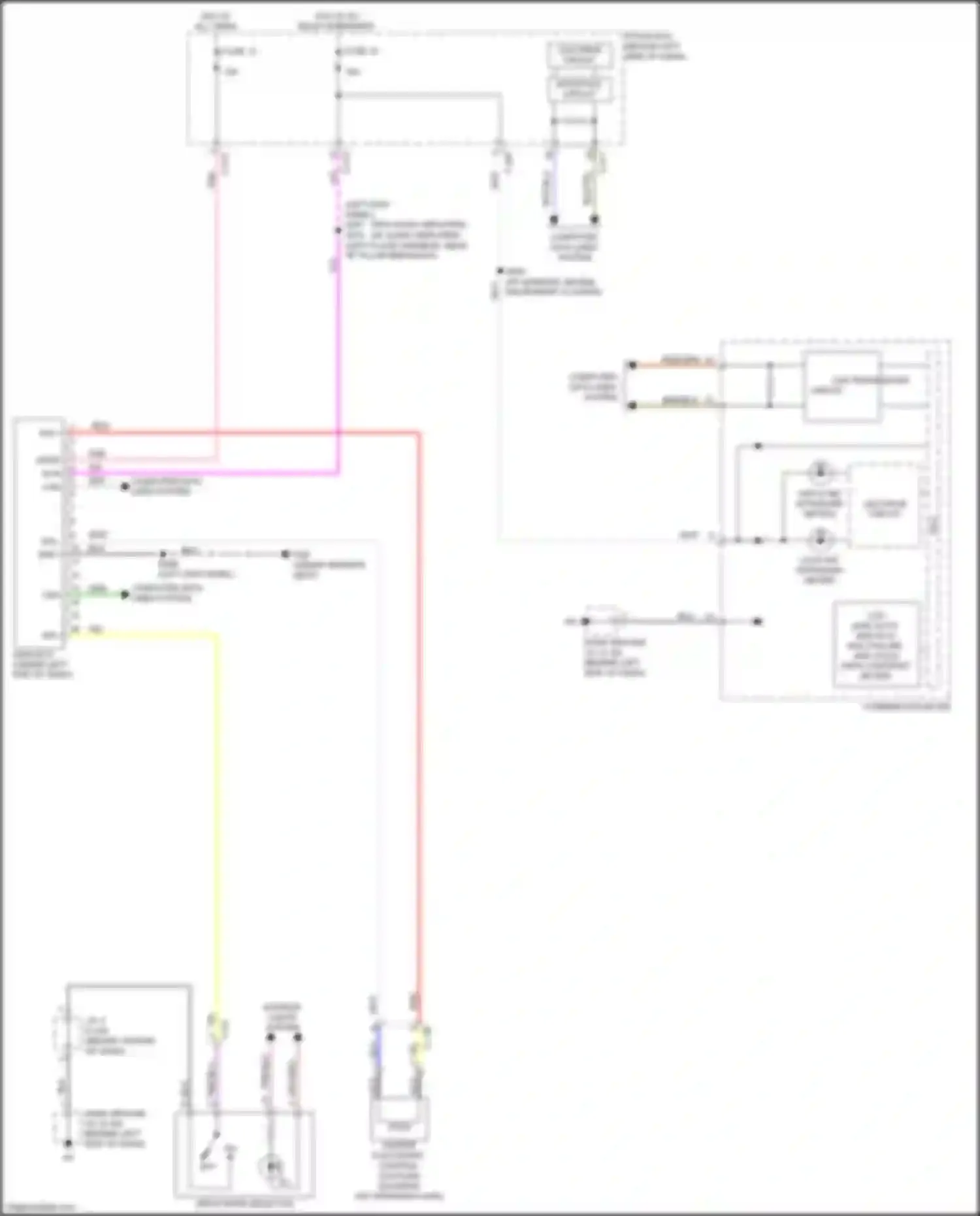 Wiring diagram high contrast meter for Mitsubishi Outlander III facelift 2 (2015-2018) (2 of 6)