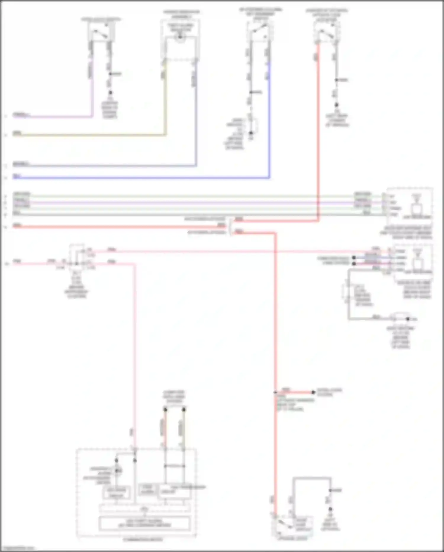 Wiring diagram led drive for Mitsubishi Outlander III facelift 2 (2015-2018) (2 of 3)