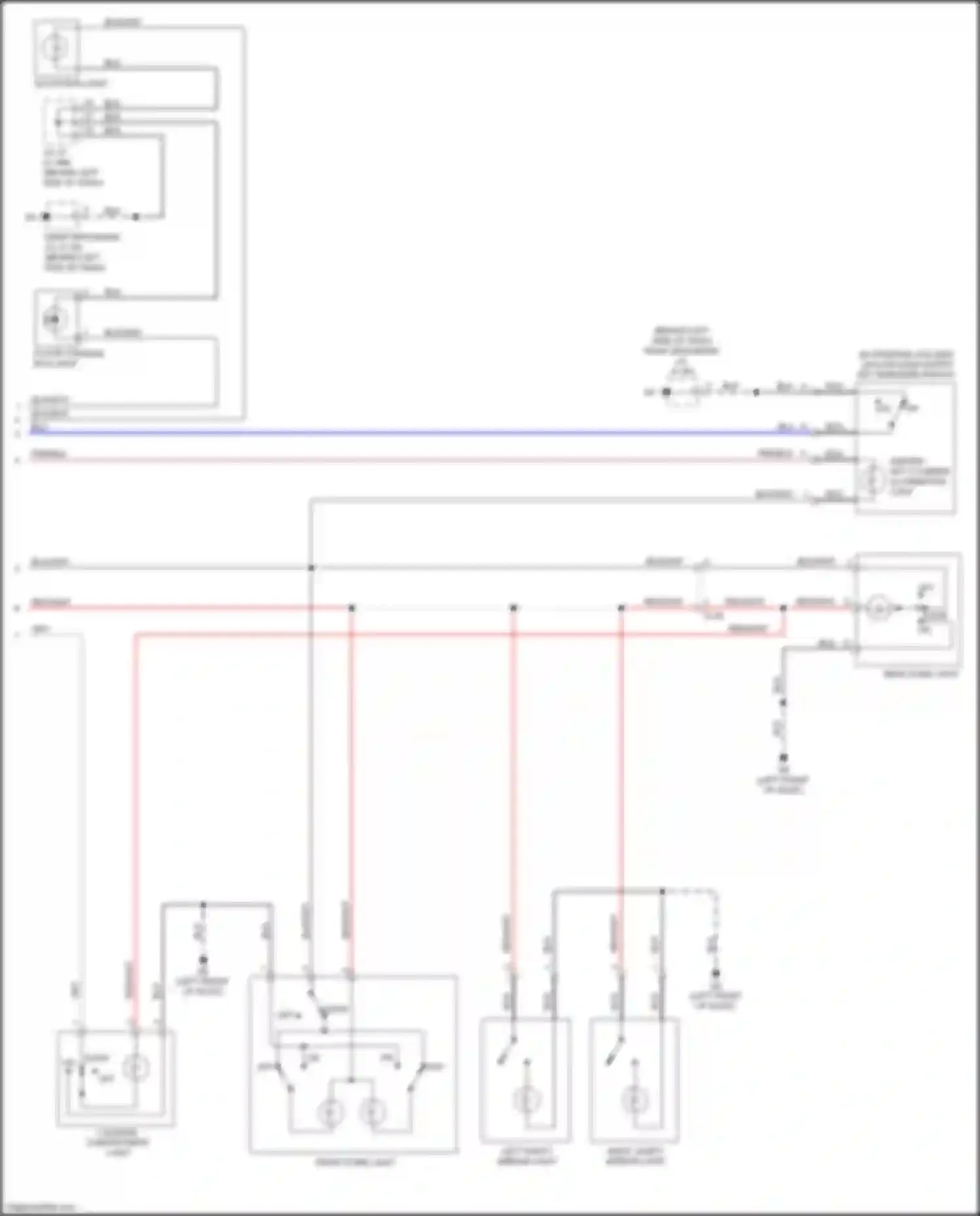 Wiring diagram on off for Mitsubishi Outlander III facelift 2 (2015-2018) (2 of 7)