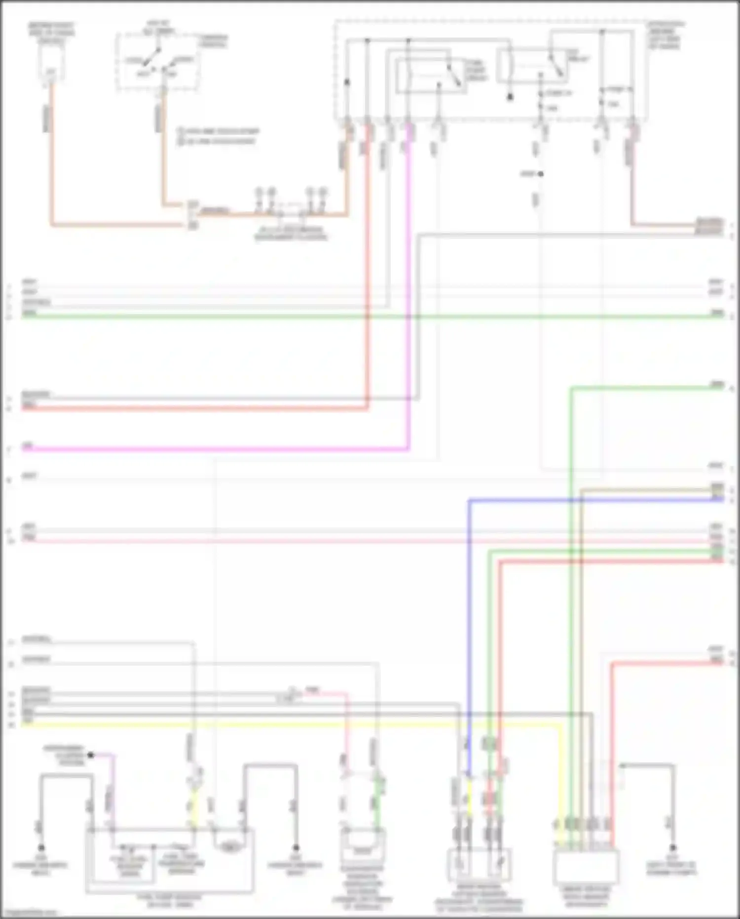 Wiring diagram pnk for Mitsubishi Outlander III facelift 2 (2015-2018) (87 of 92)