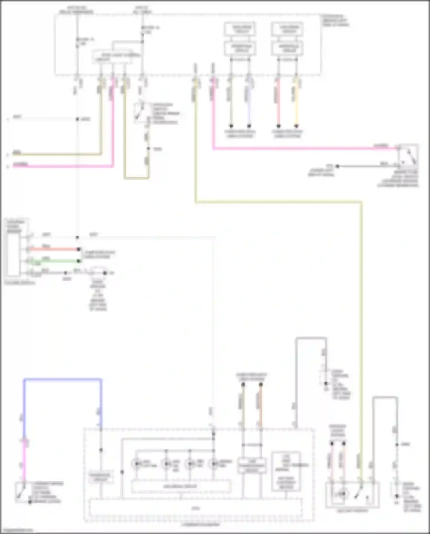 Wiring diagram red/wht for Mitsubishi Outlander III facelift 2 (2015-2018) (1 of 41)