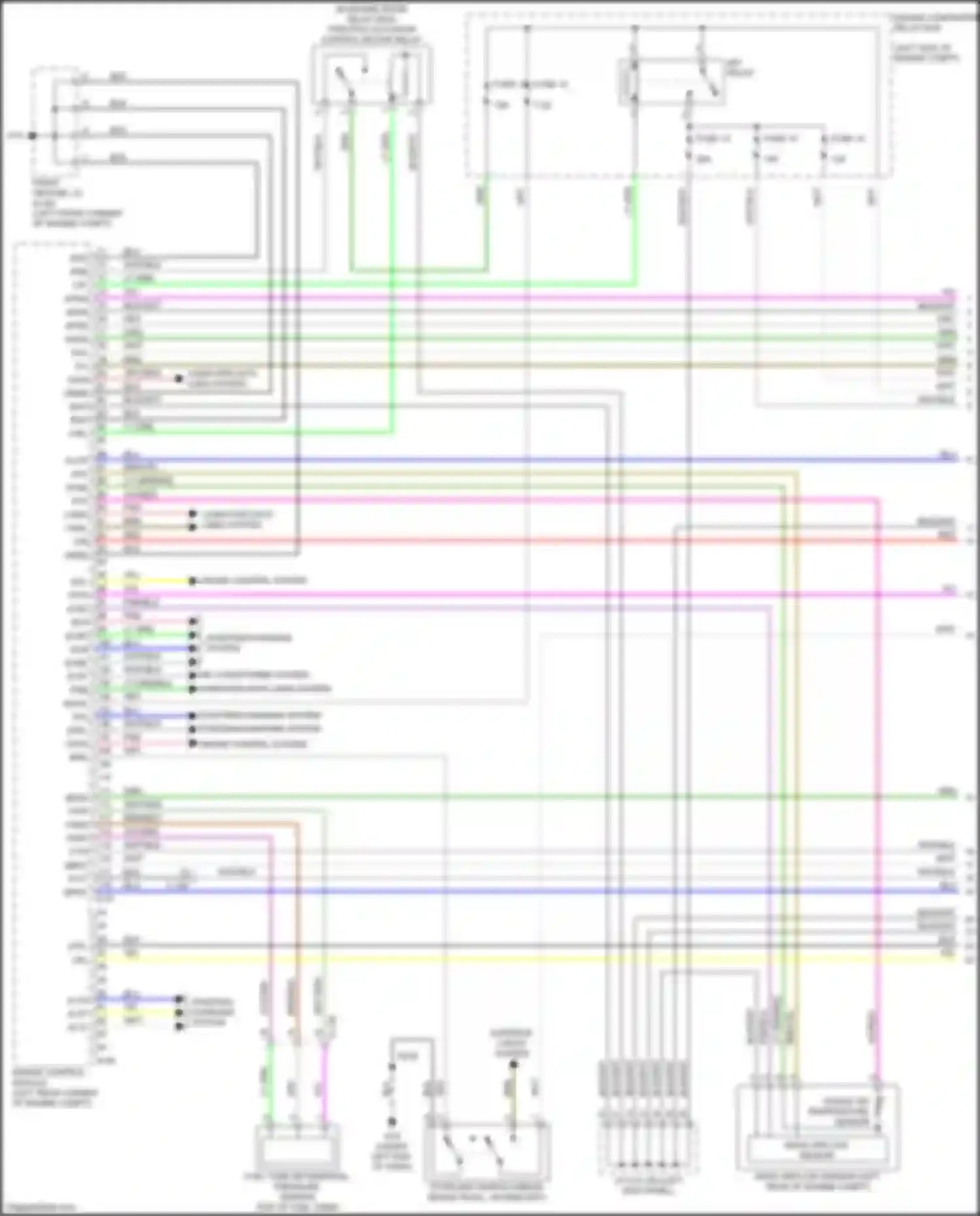 Wiring diagram starting/charging system for Mitsubishi Outlander III facelift 2 (2015-2018) (1 of 3)