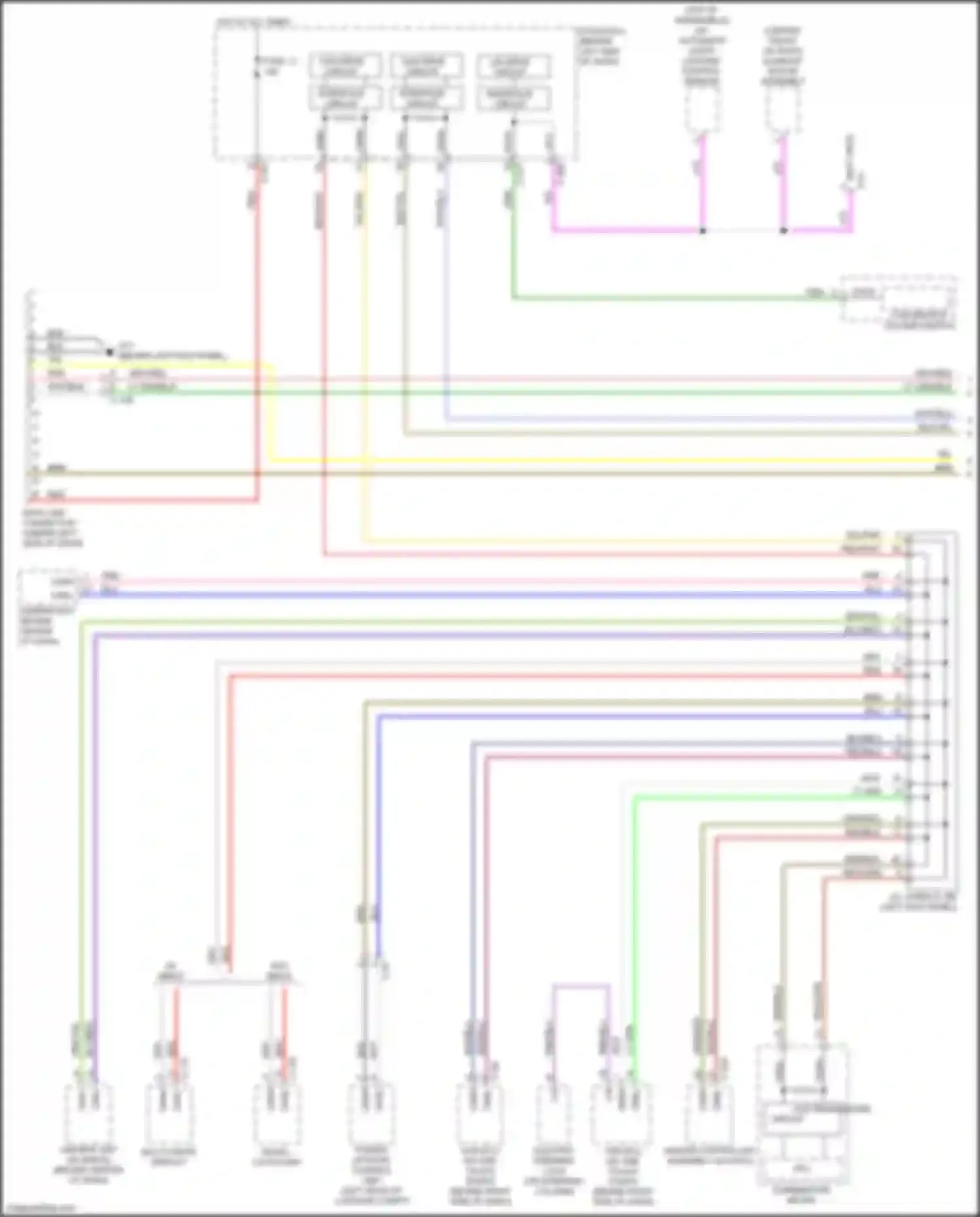 Wiring diagram wht/blk for Mitsubishi Outlander III facelift 2 (2015-2018) (51 of 74)
