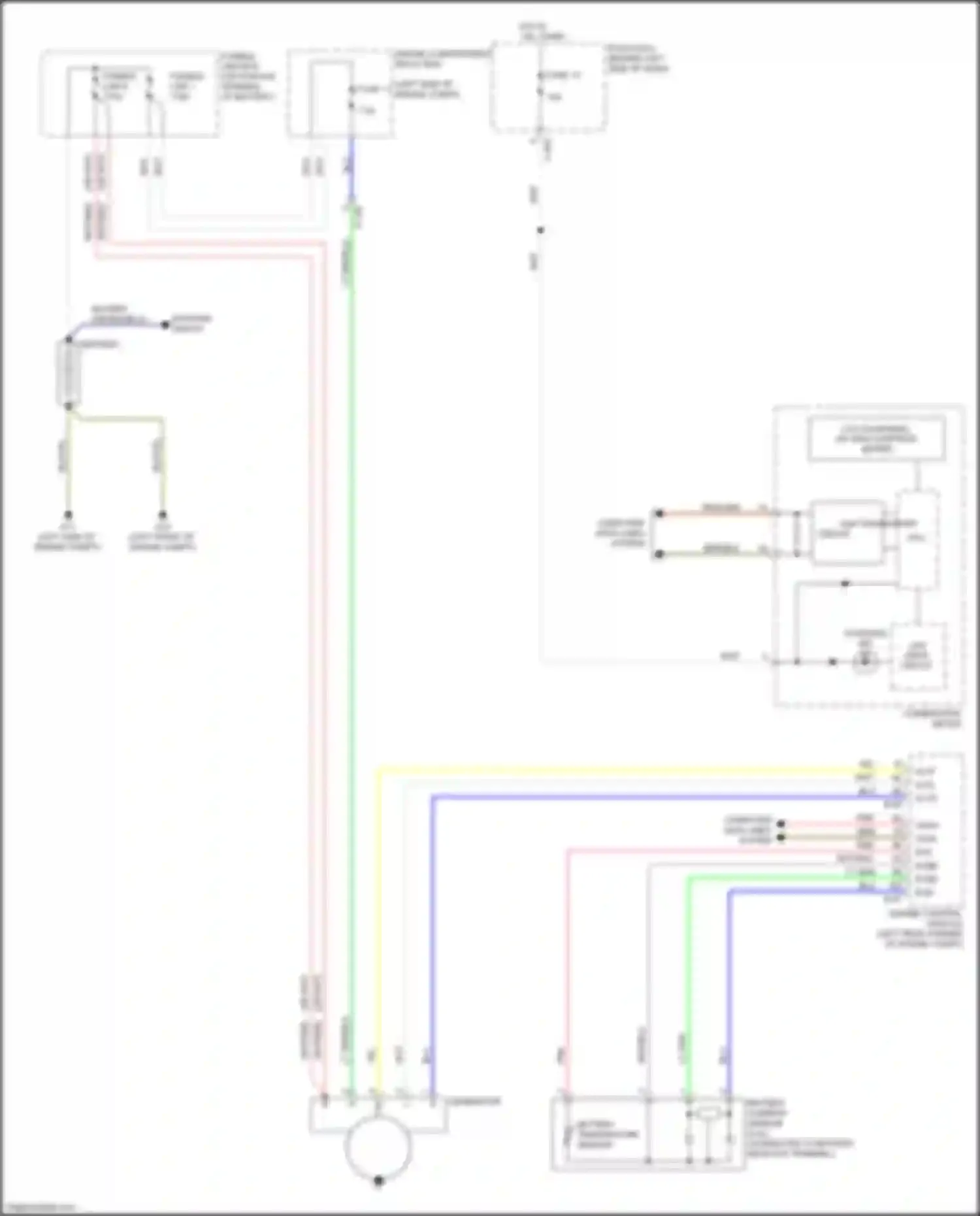 Wiring diagram wht/red for Mitsubishi Outlander III facelift 2 (2015-2018) (1 of 11)