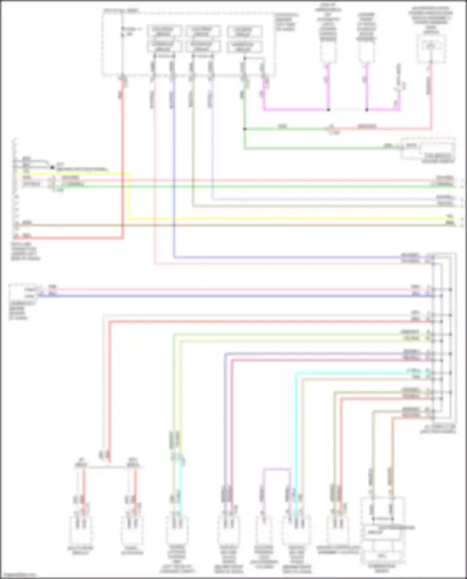 Outlander Mitsubishi III facelift 3 (2018-2024): Computer data lines circuit (1 of 3)