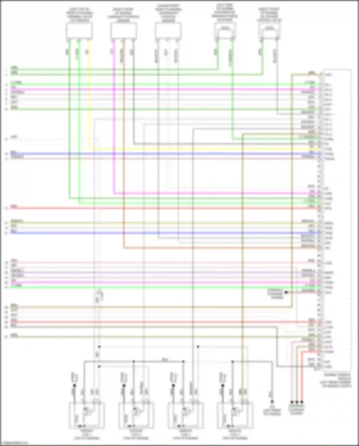 Outlander Mitsubishi III facelift 3 (2018-2024): Wiring diagram engine performance 2.4l (5 of 5)