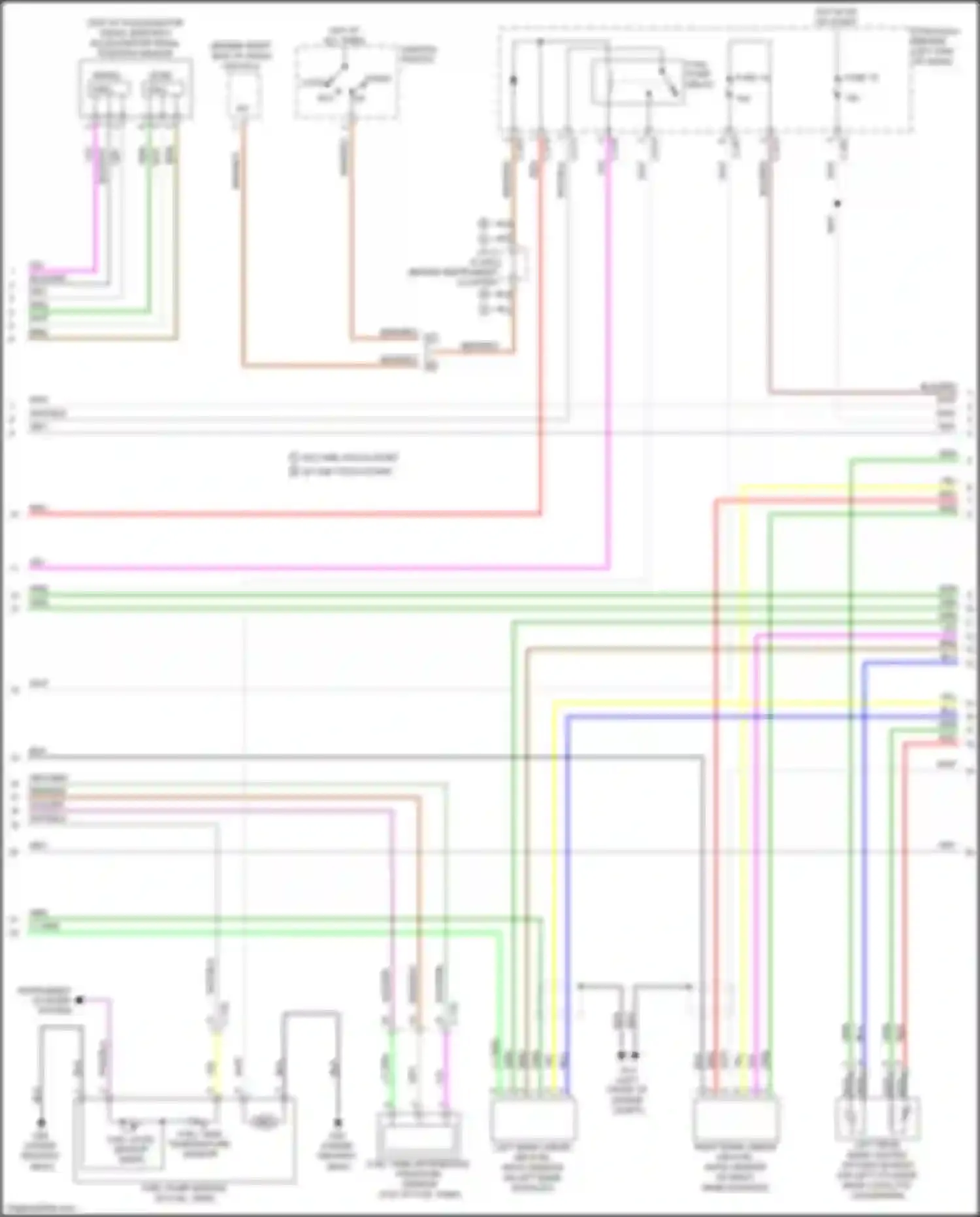 Outlander Mitsubishi III facelift 3 (2018-2024): Wiring diagram engine performance 3.0l (2 of 4)