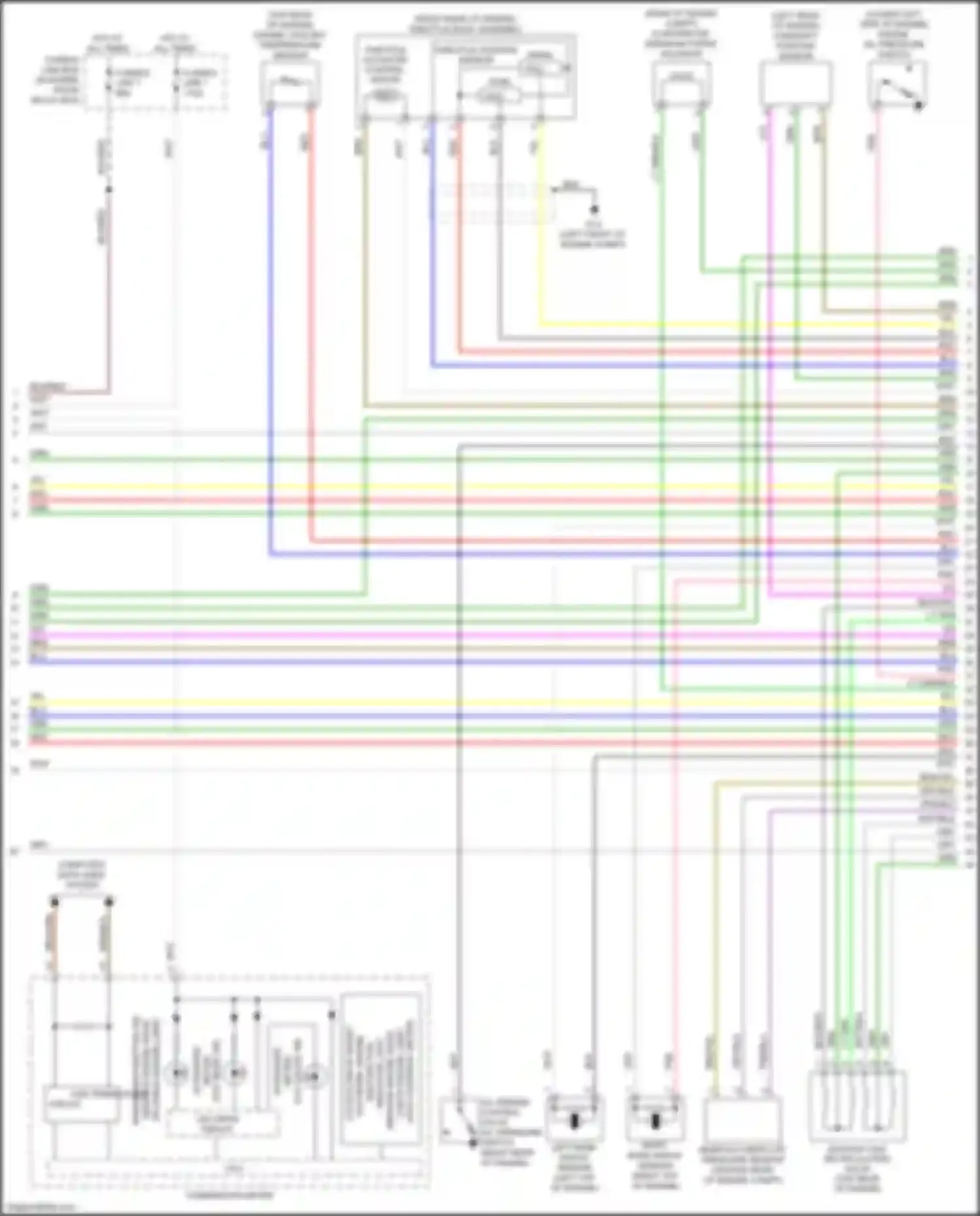Outlander Mitsubishi III facelift 3 (2018-2024): Wiring diagram engine performance 3.0l (3 of 4)