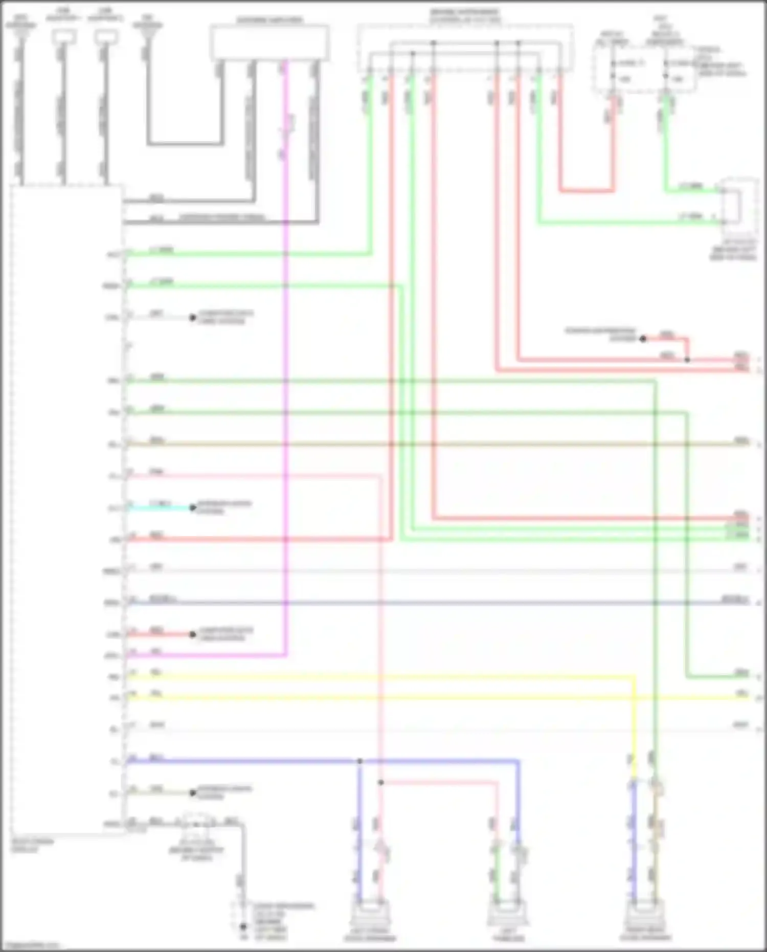 Outlander Mitsubishi III facelift 3 (2018-2024): Navigation circuit, w/o amplifier (1 of 4)