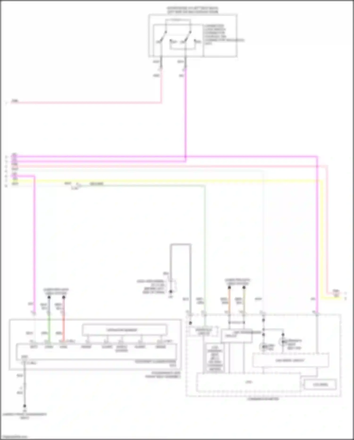 Outlander Mitsubishi III facelift 3 (2018-2024): Supplemental restraints circuit (3 of 4)