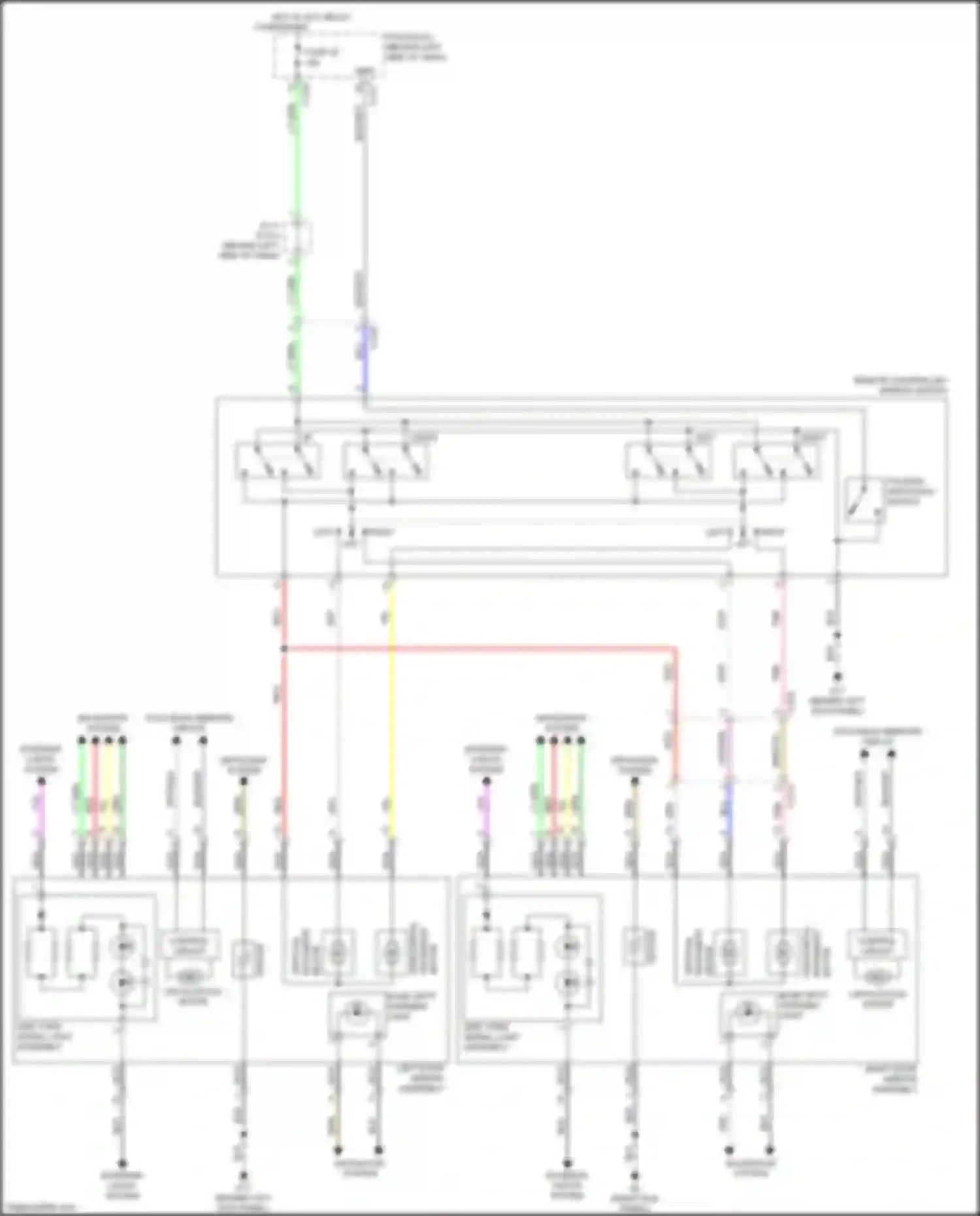 Wiring diagram blk for Mitsubishi Outlander III facelift 3 (2018-2024) (8 of 105)