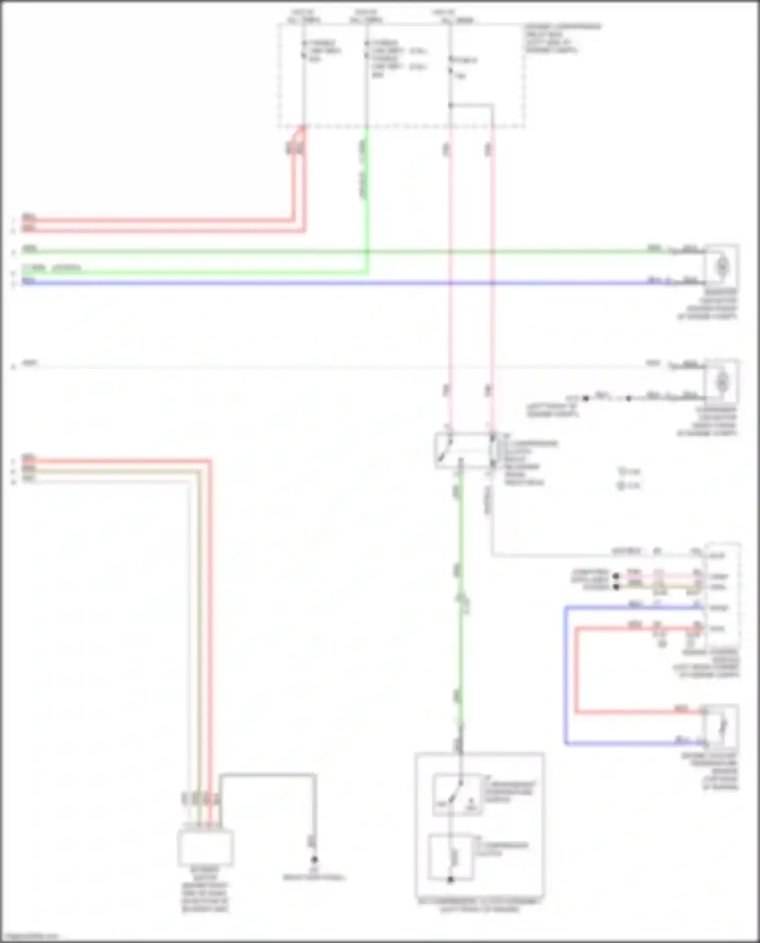 Wiring diagram blu for Mitsubishi Outlander III facelift 3 (2018-2024) (23 of 91)