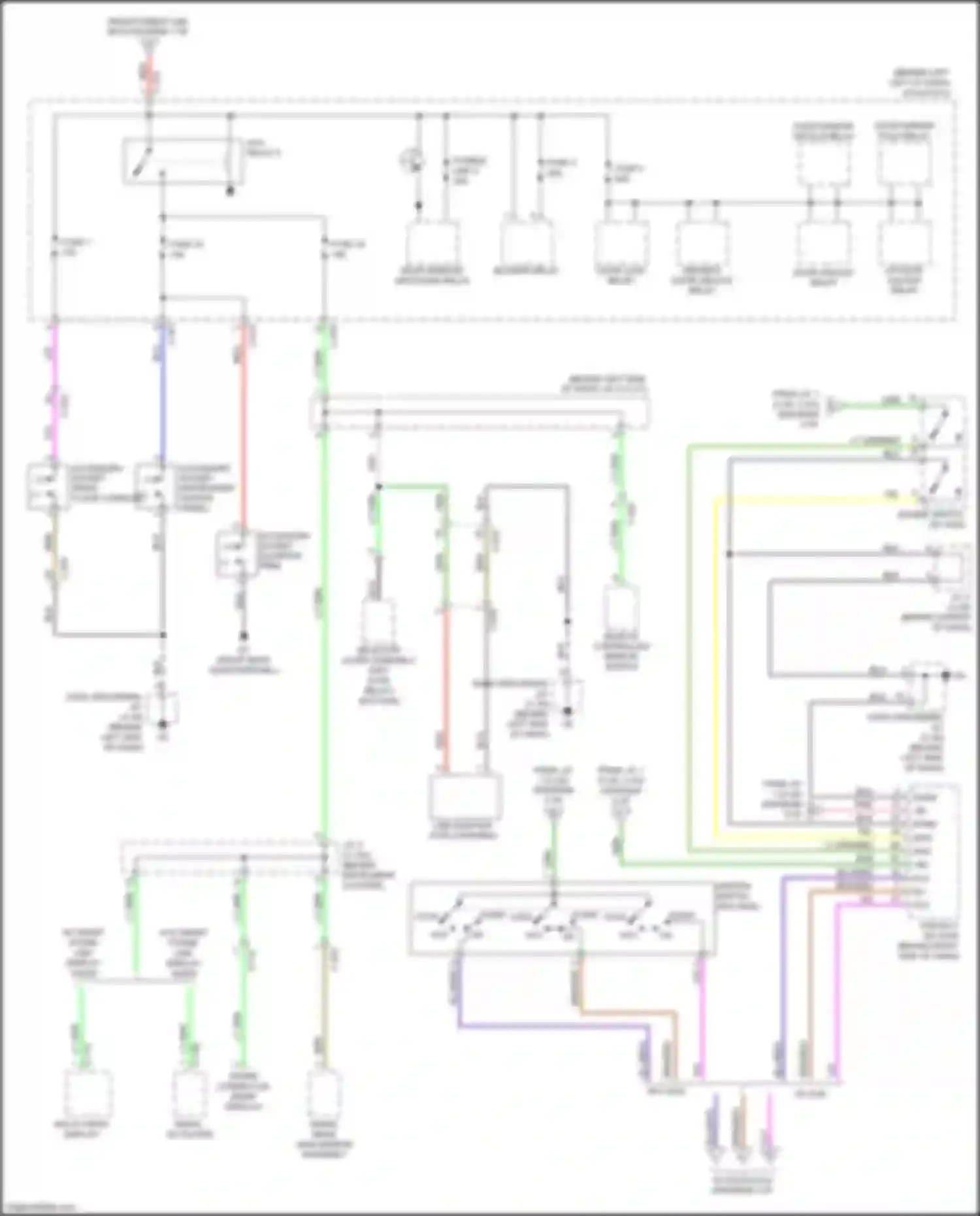 Wiring diagram c-110 for Mitsubishi Outlander III facelift 3 (2018-2024) (5 of 9)