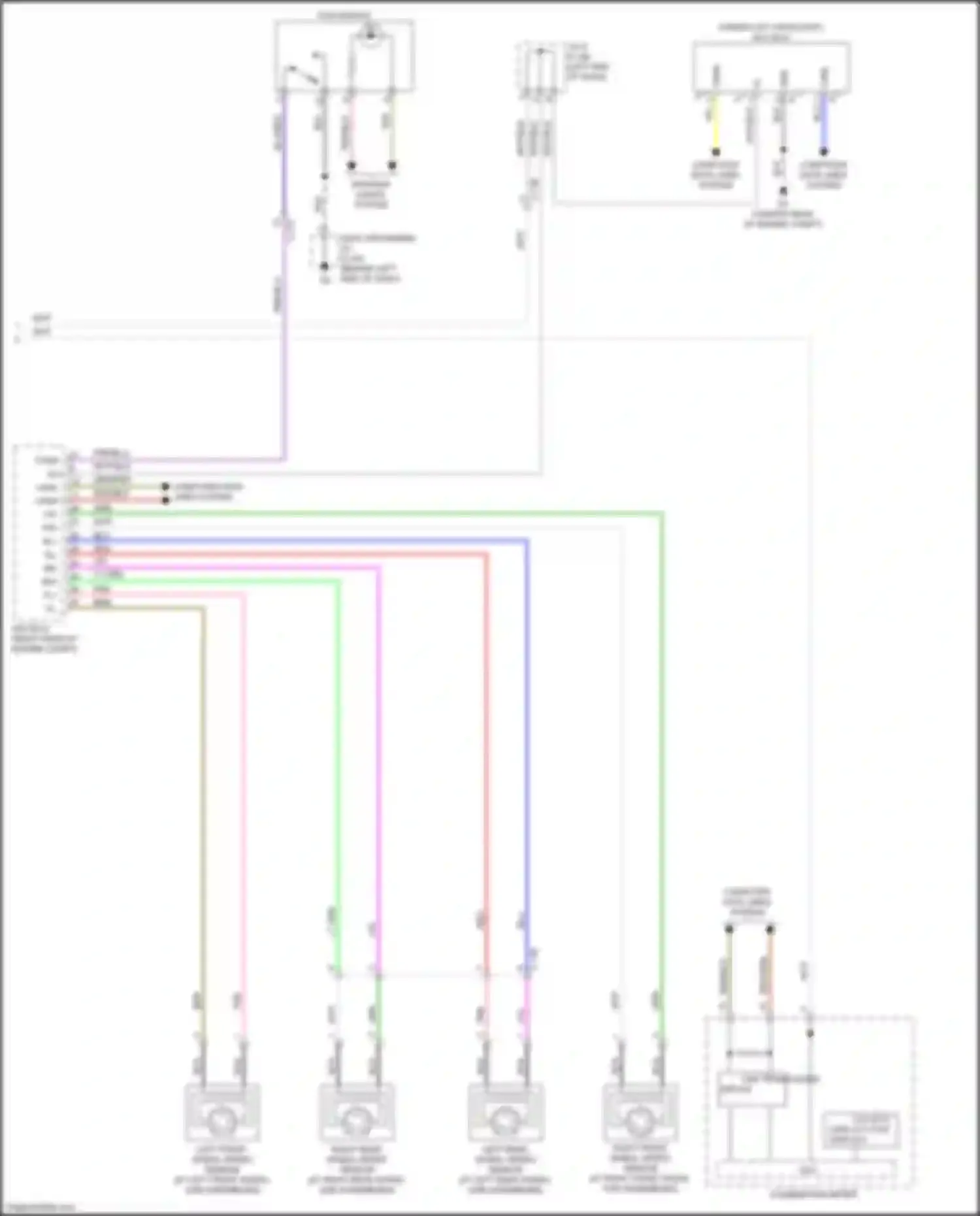 Wiring diagram c-127 for Mitsubishi Outlander III facelift 3 (2018-2024) (2 of 8)